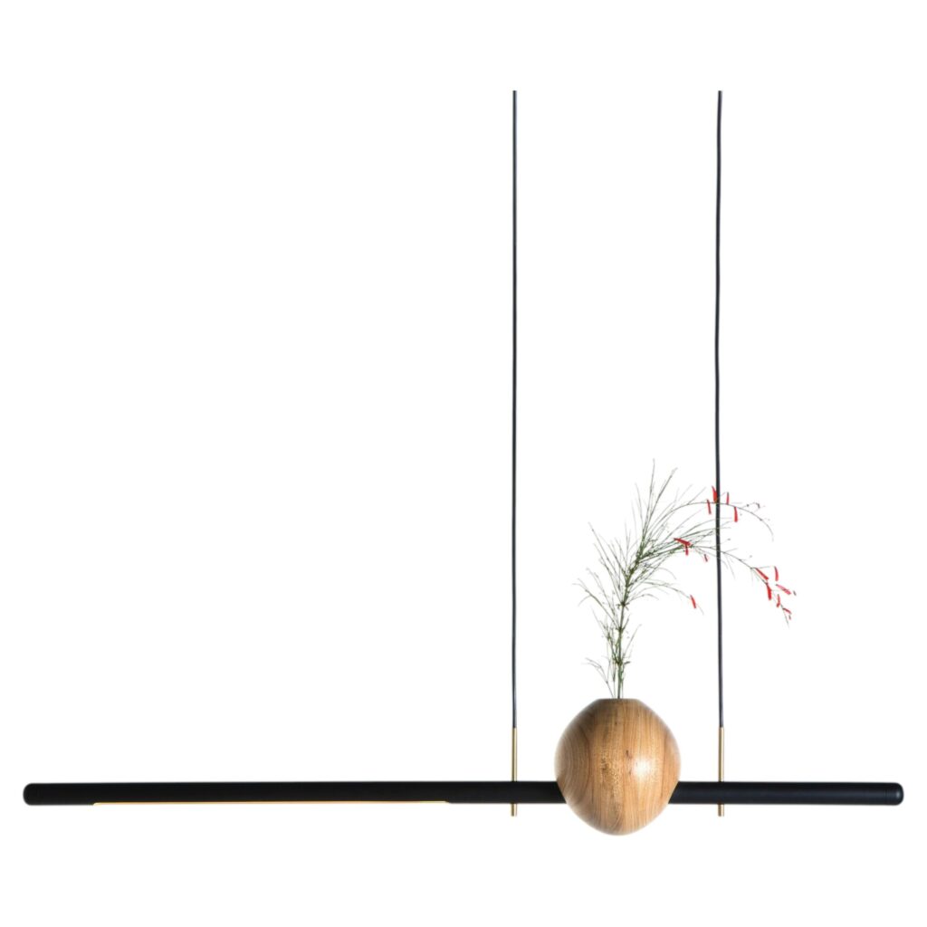 Wood and Aluminum Luminária Ninho 1 by Atelier Andre Ferri 1