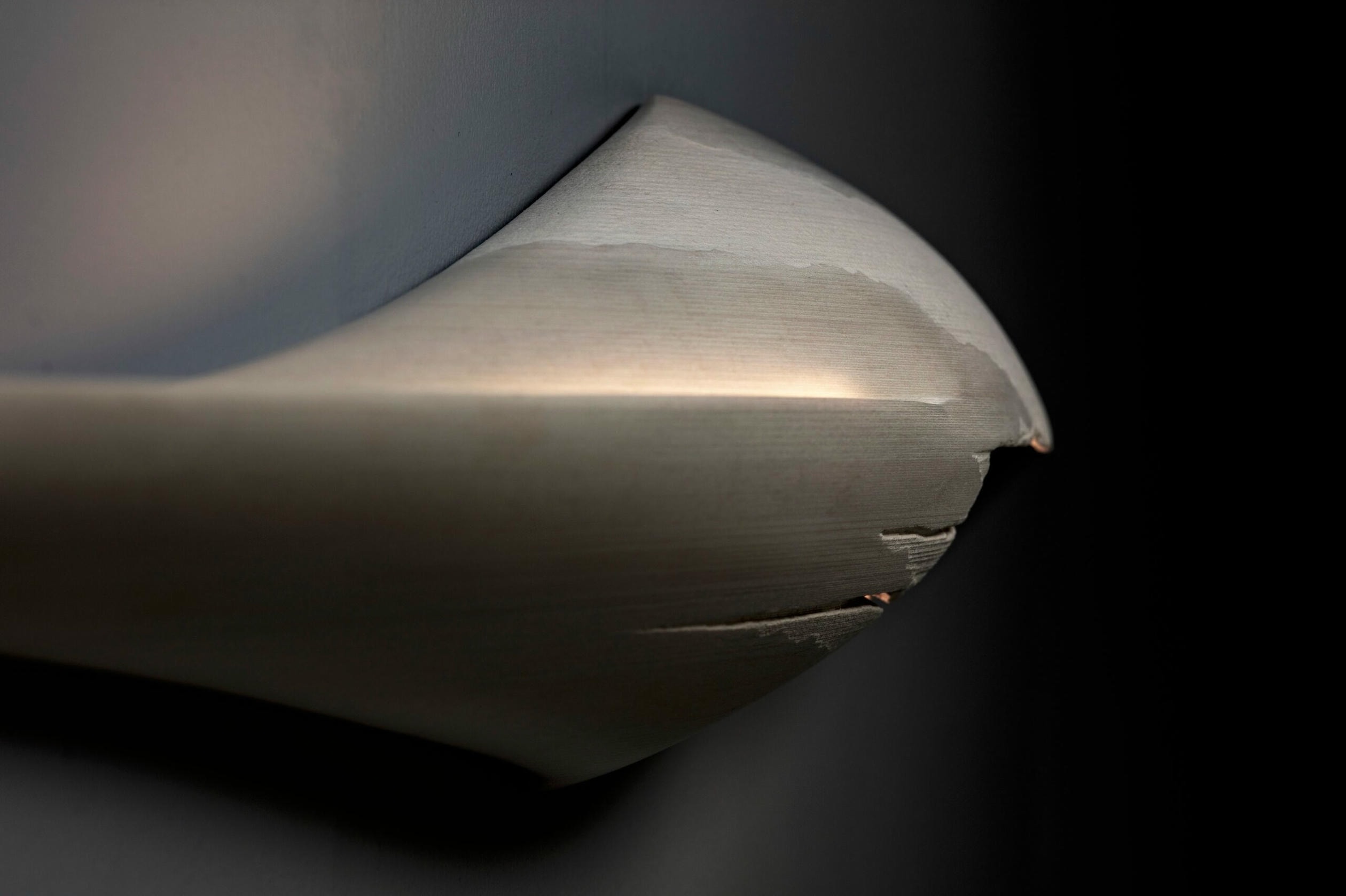 Eclosion Wall Mounted Luminary Sculpture in Eroded Sycamore by Tor Rothschild 3