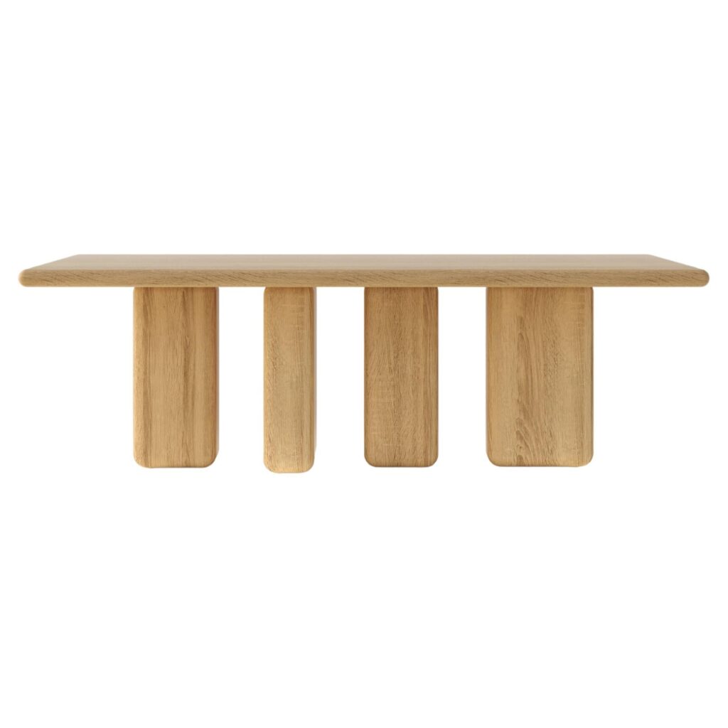 Levante Oak Table 230 by Francesco Zonca 1