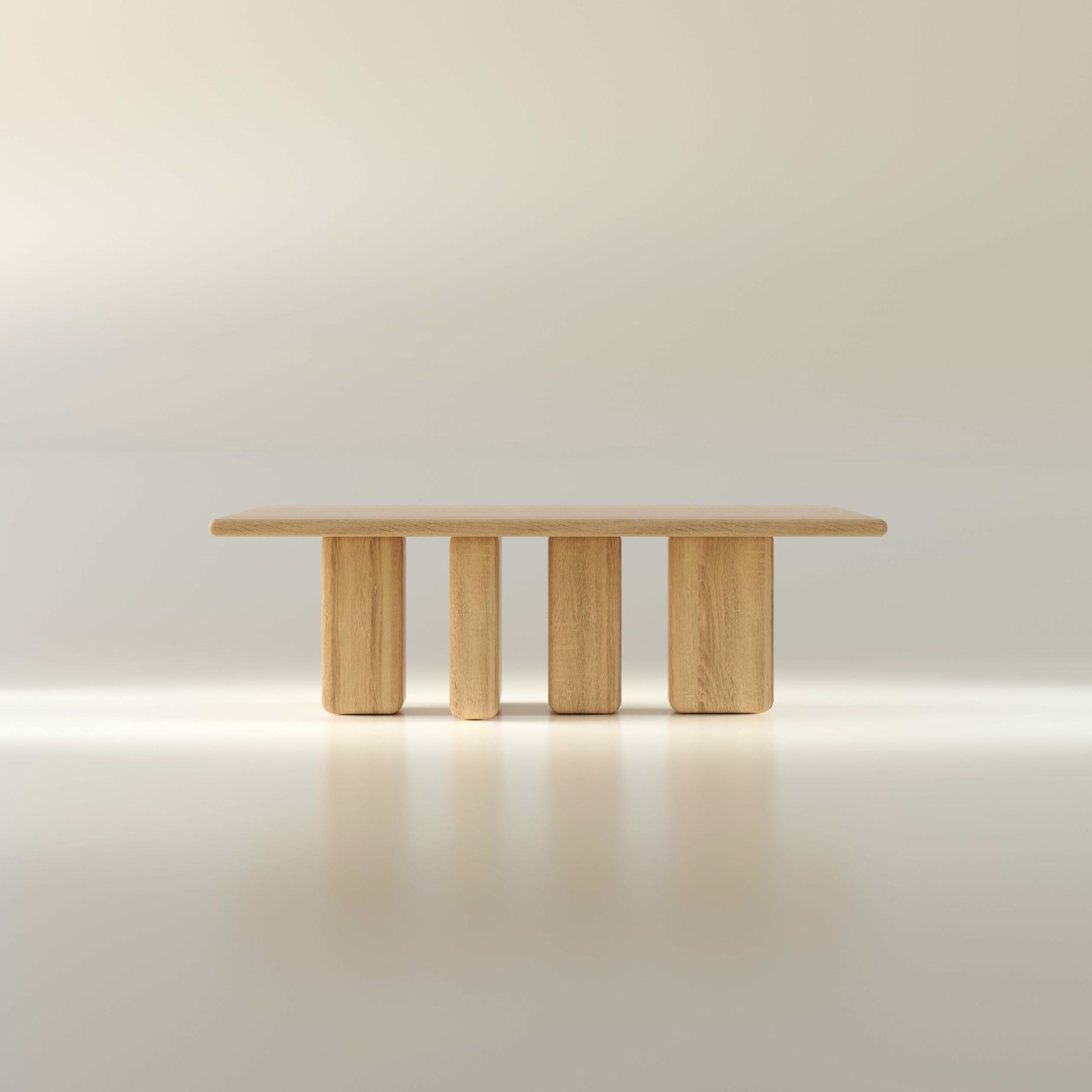 Levante Oak Table 230 by Francesco Zonca 2