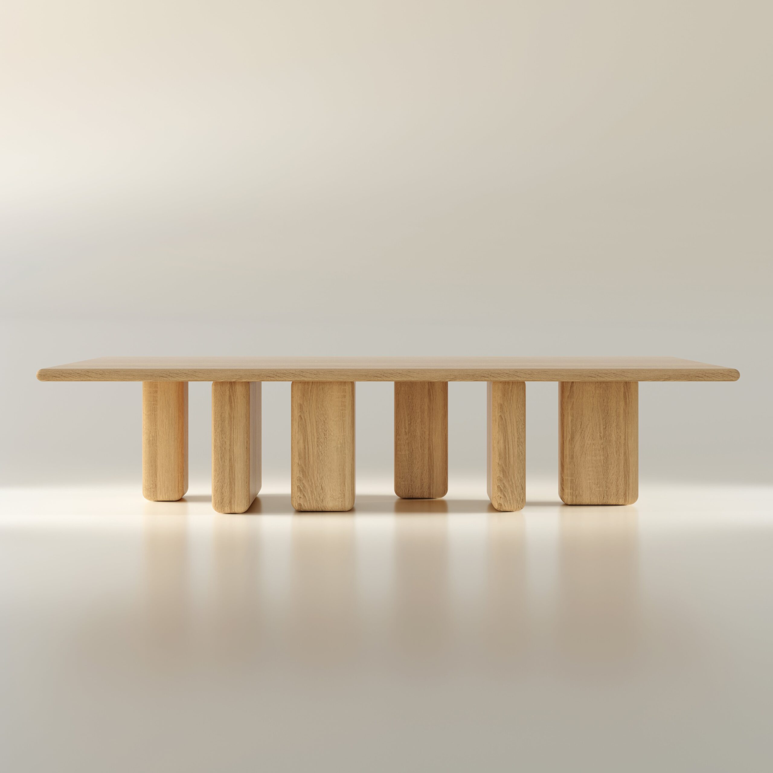 Levante Oak Table 330 by Francesco Zonca 2