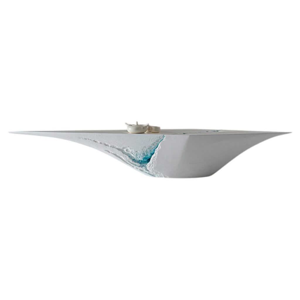 Navis Low Table in Recycled Plastic & Fiberglass by Tor Rothschild 1