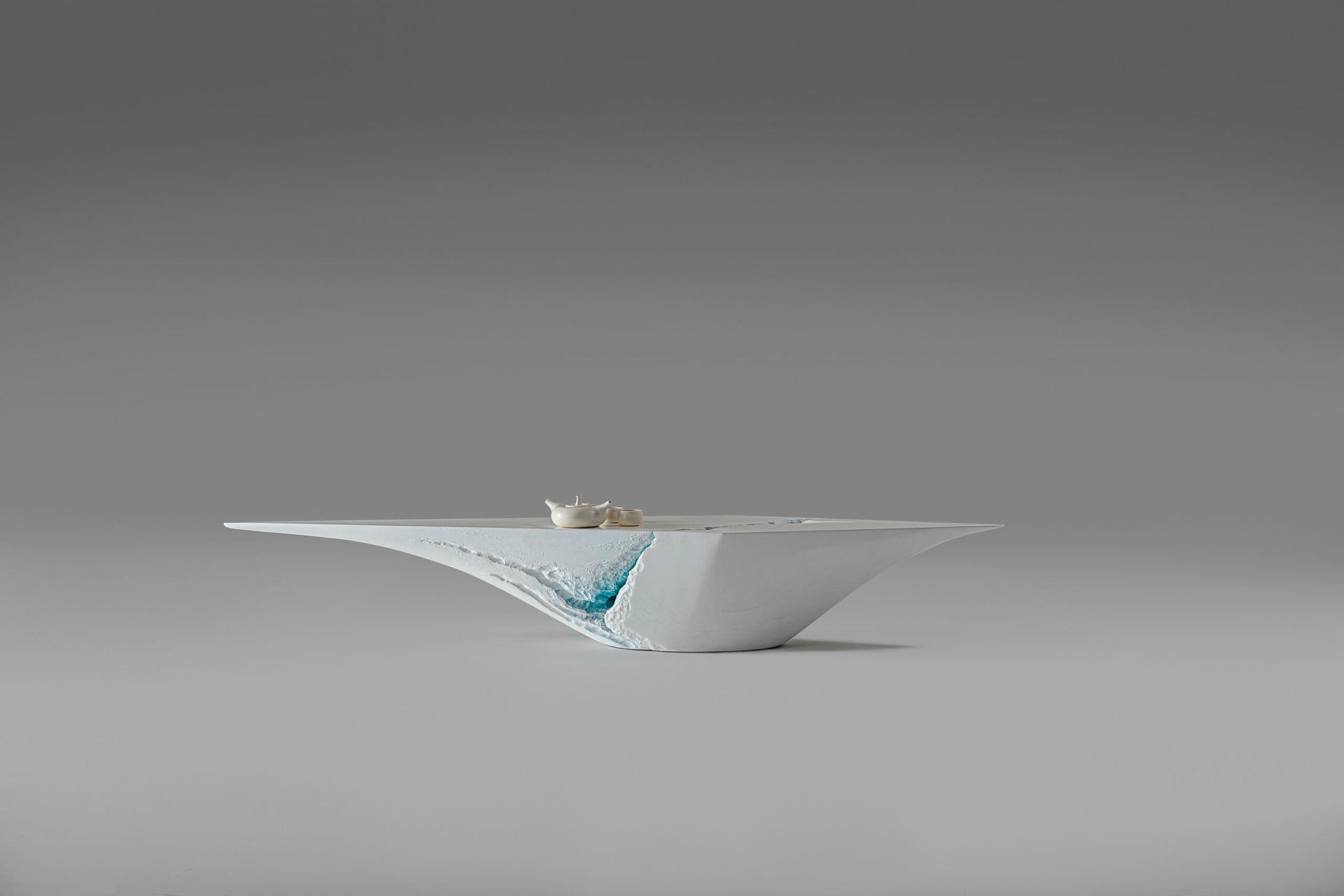 Navis Low Table in Recycled Plastic & Fiberglass by Tor Rothschild 2