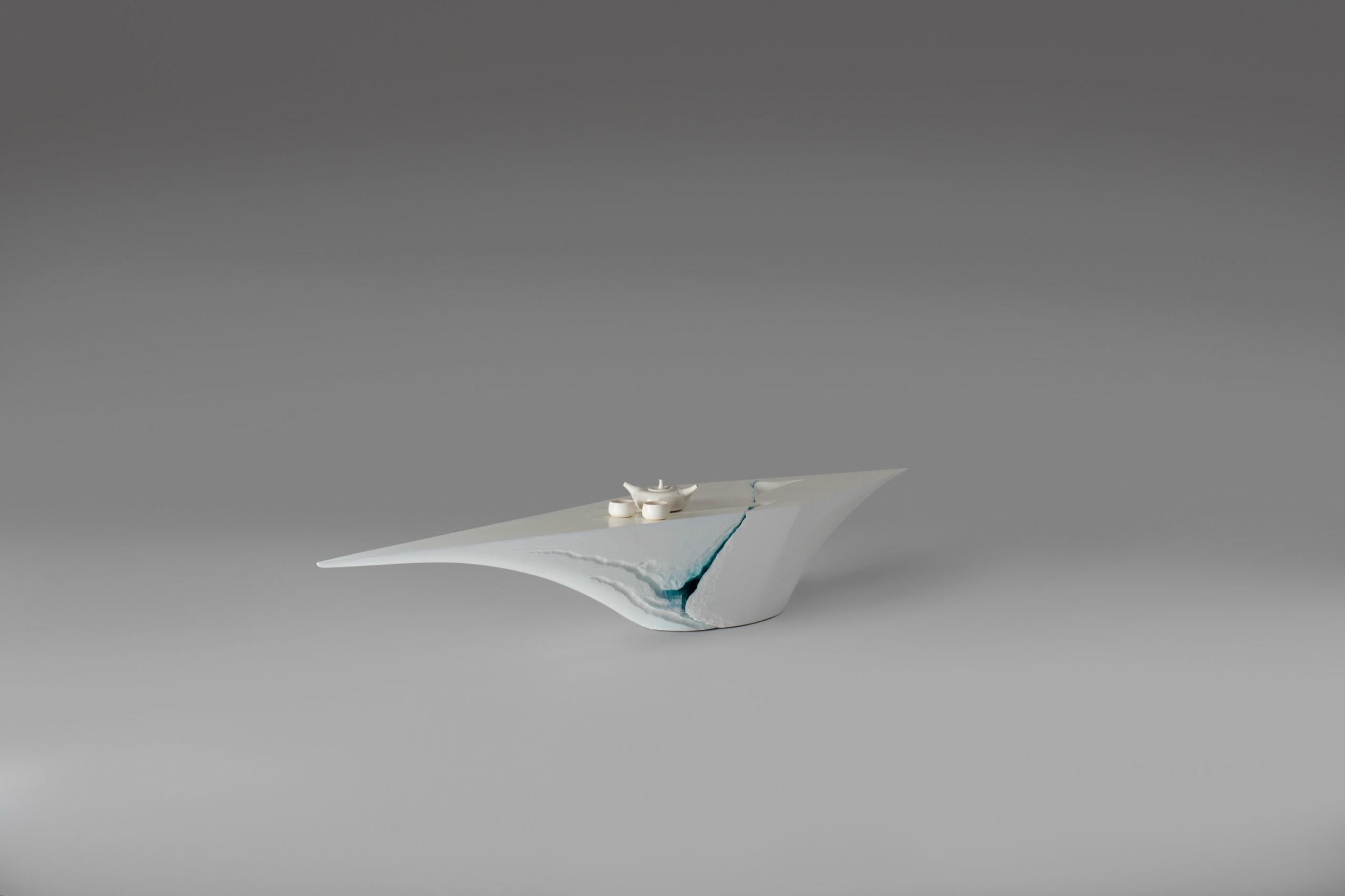 Navis Low Table in Recycled Plastic & Fiberglass by Tor Rothschild 4