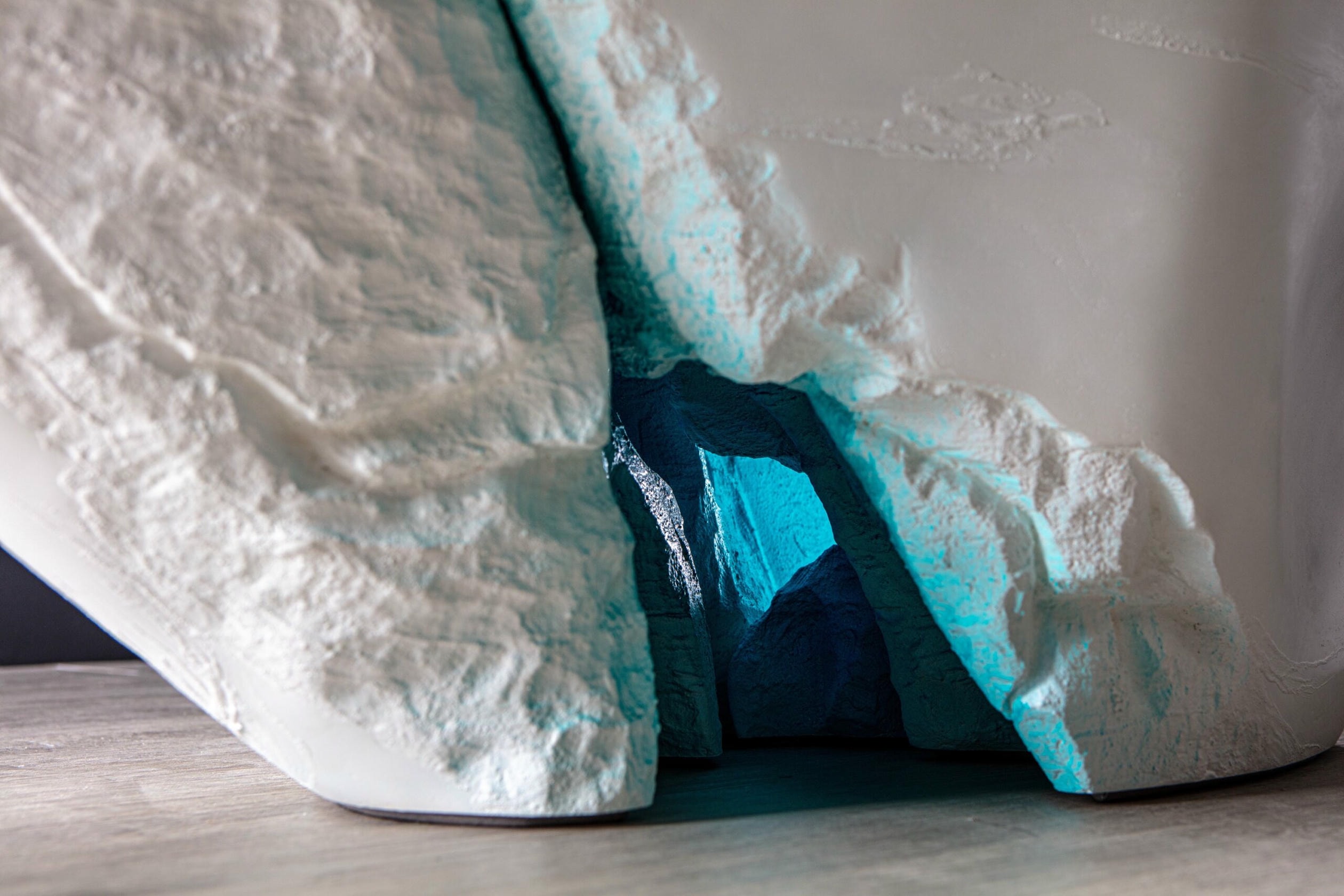 Navis Low Table in Recycled Plastic & Fiberglass by Tor Rothschild 9