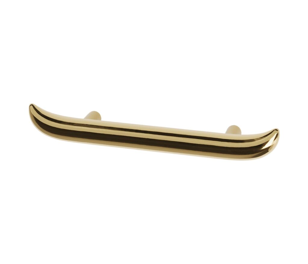 Polished Cast Brass Mino P Towel Hanger by Studio Orth 1