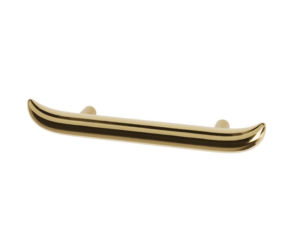 Polished Cast Brass Mino P Towel Hanger by Studio Orth 1