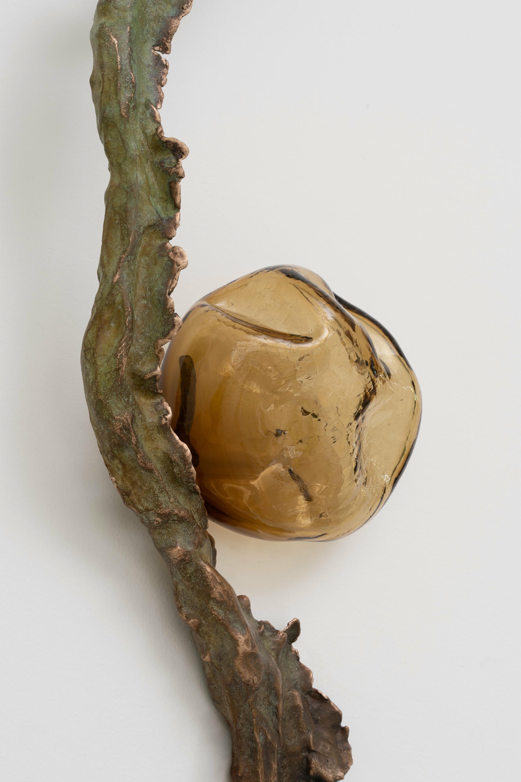 Posidoni Bronze and Handblown Glass Sconce by Emilie Lemardeley 13