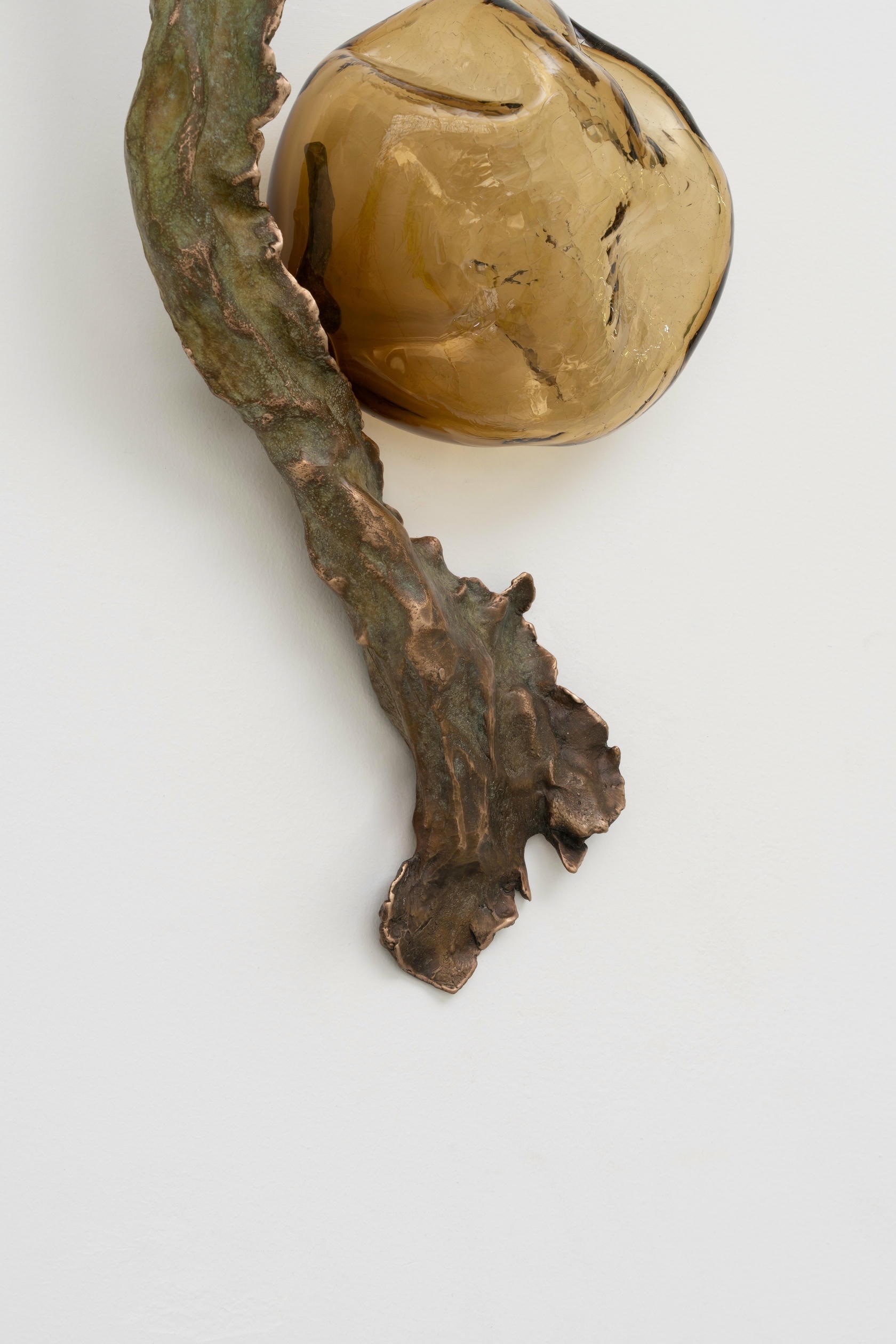 Posidoni Bronze and Handblown Glass Sconce by Emilie Lemardeley 15