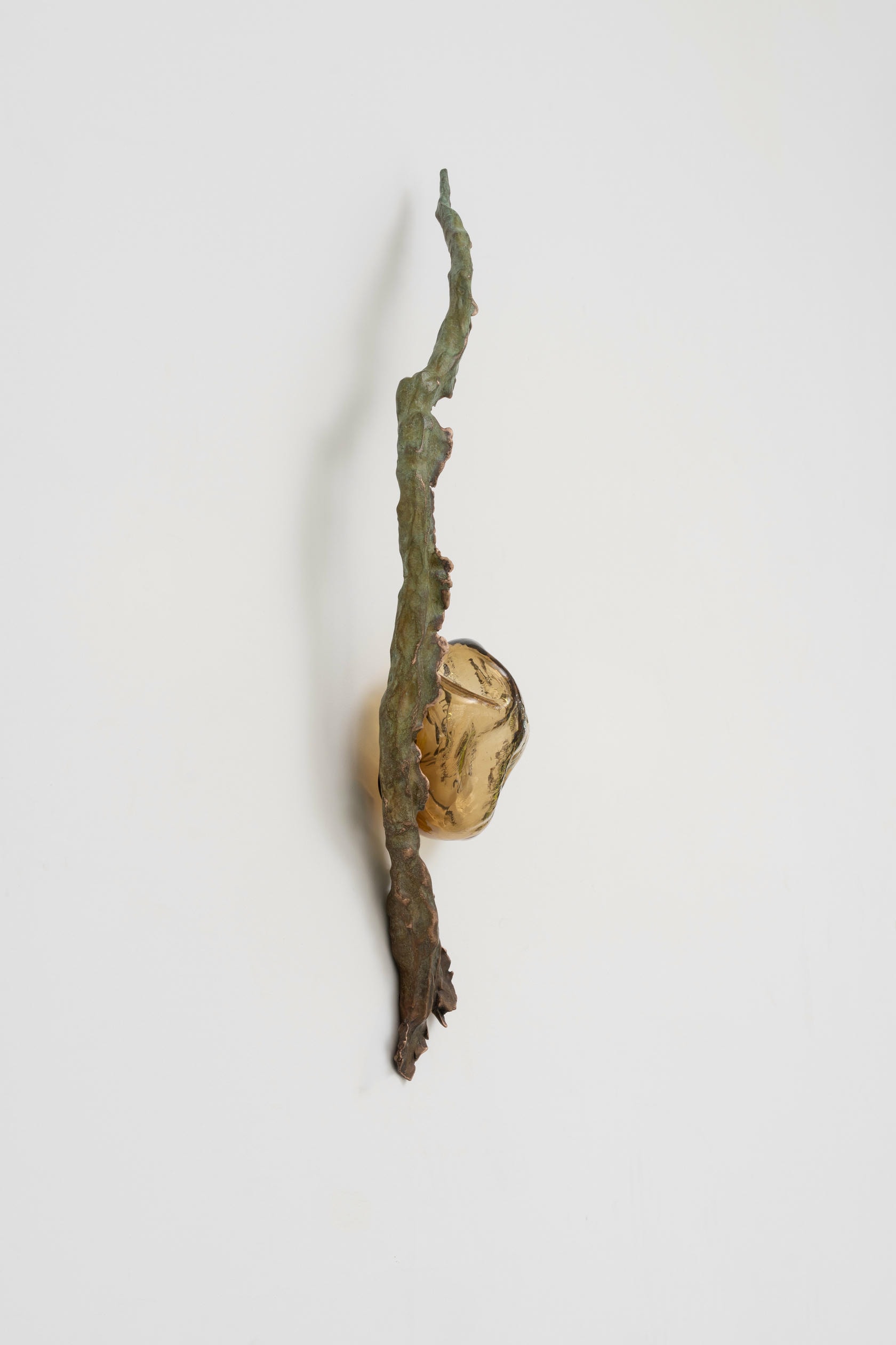 Posidoni Bronze and Handblown Glass Sconce by Emilie Lemardeley 16
