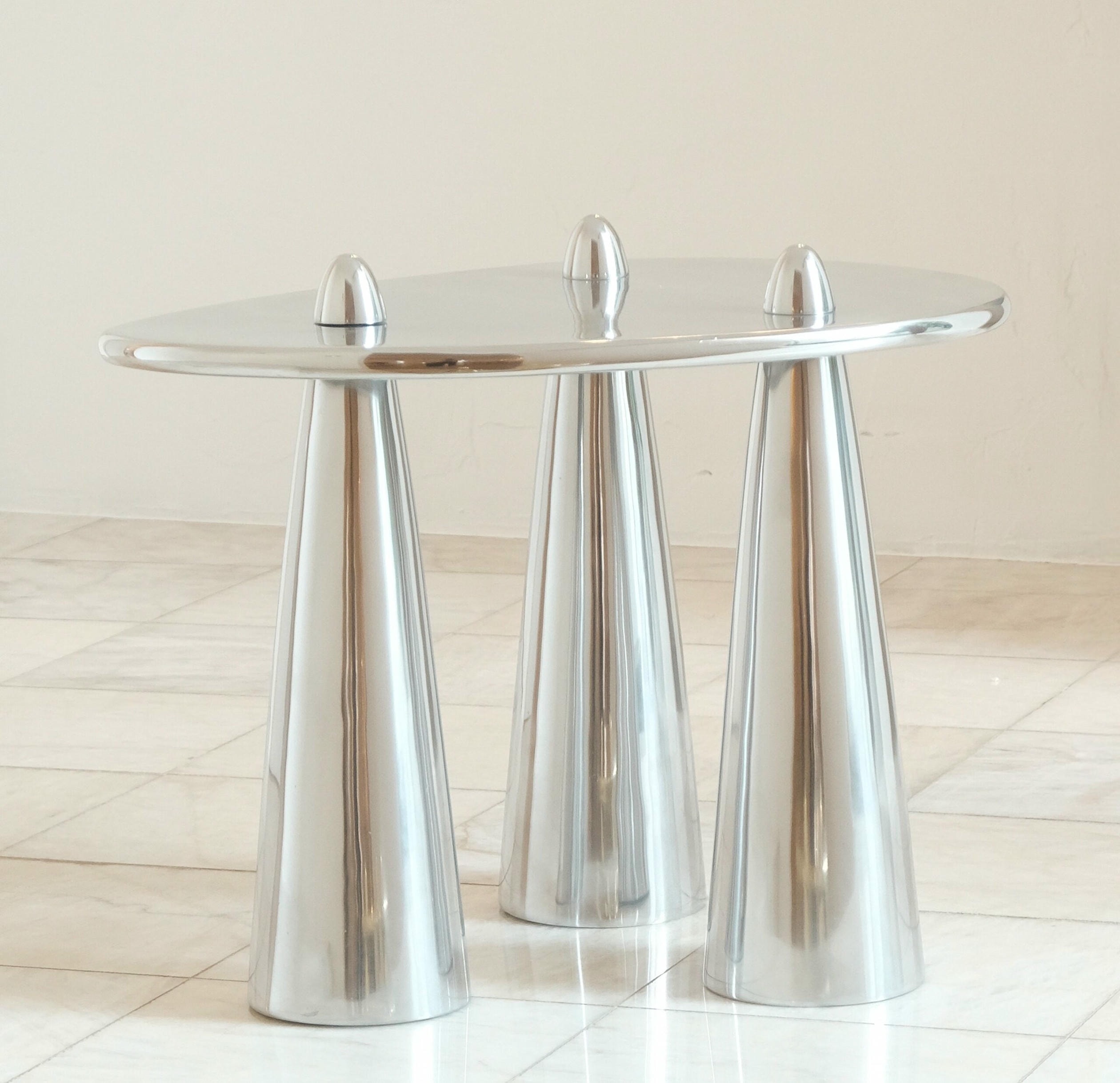 Rino III TM Side Table in Polished Brass by Studio Orth 6