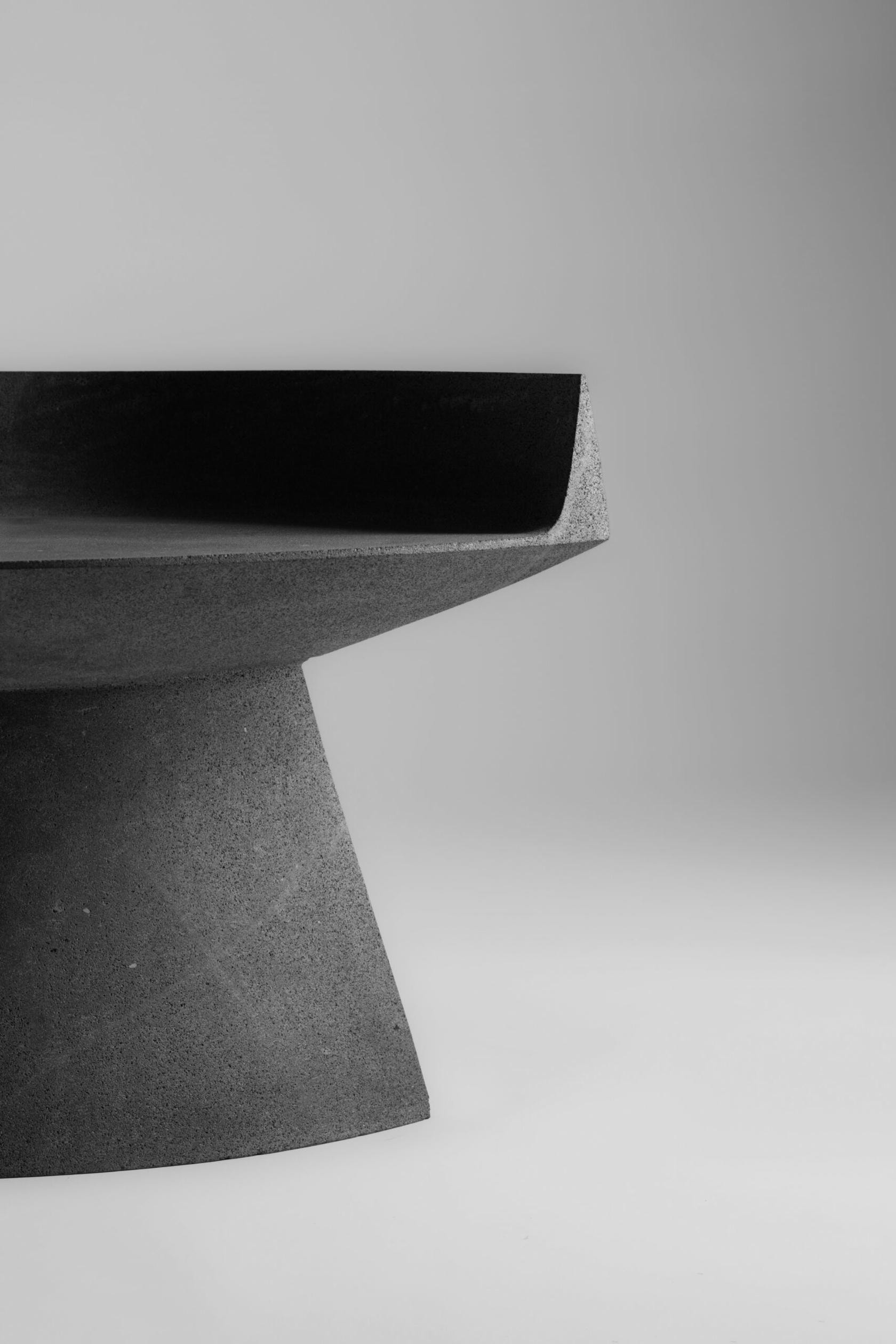 Volcanic Stone, Marble Eyes Bench by Taller Batán 4