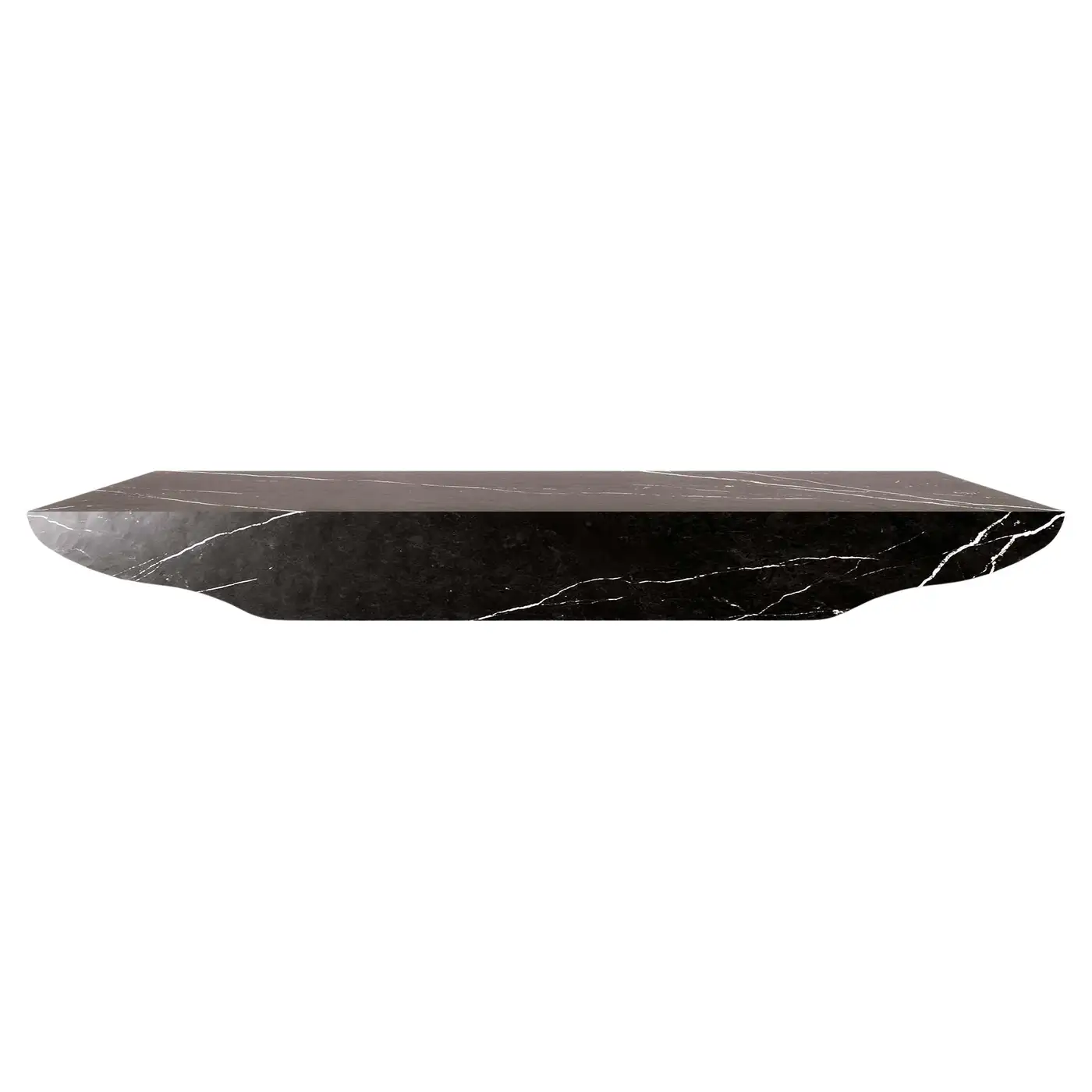 Aequus Coffee Table 285 in Graphite Marble by Brent Lee