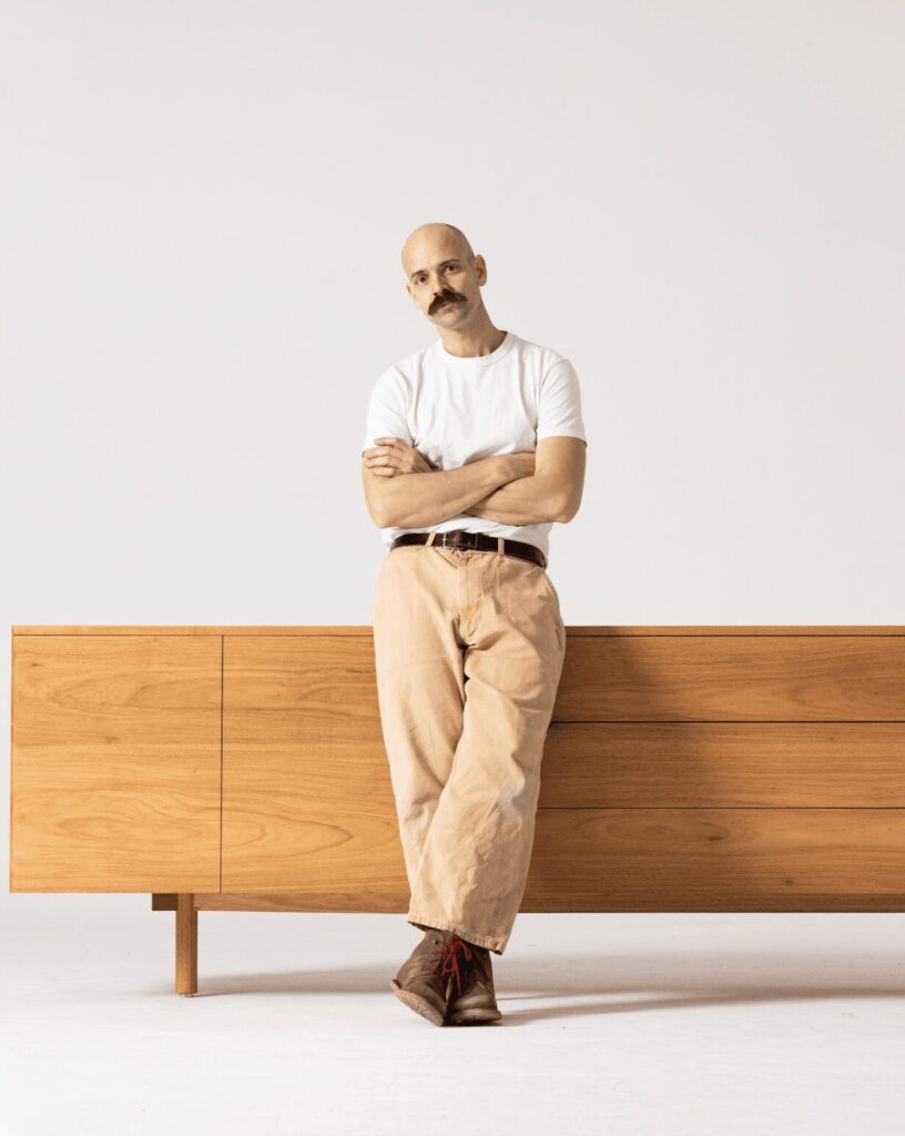 Andreas Anwander Portrait with OTTO Sideboard Credit of Photo Rodrigo Fonseca