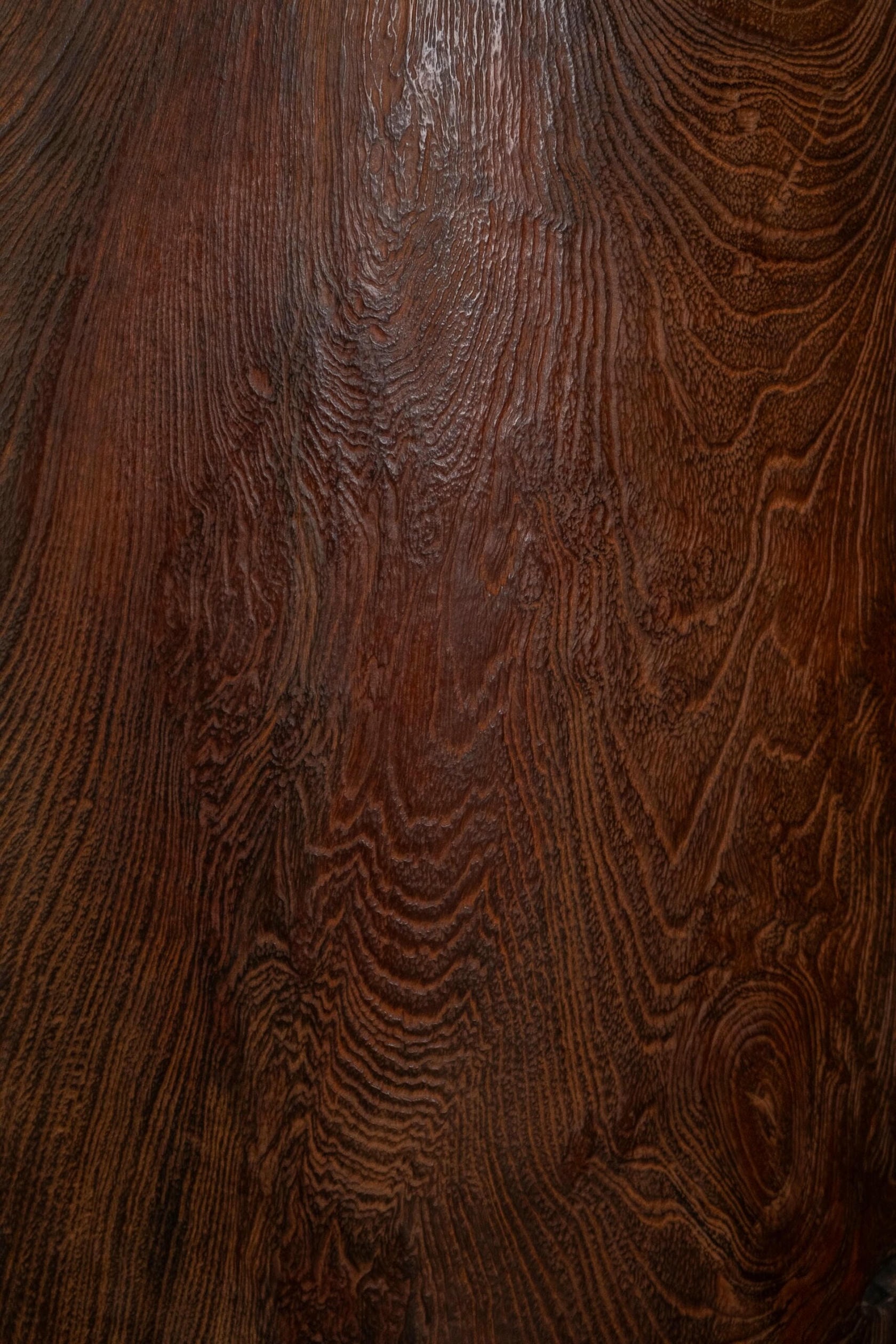 Bara Teak Wood & Metal Patina Dark Brown Coffee Table by Mary Verspoor 4