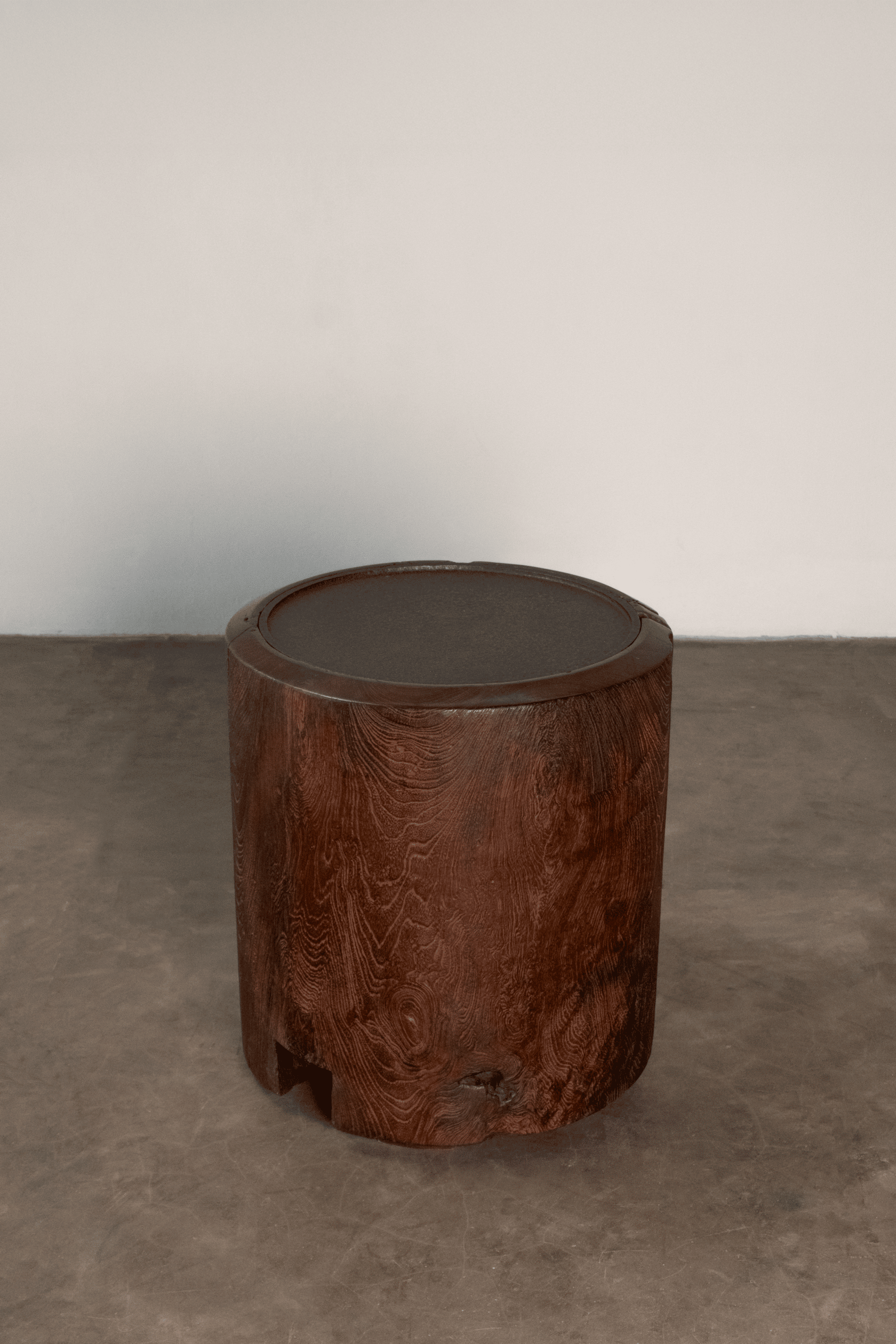 Bara Teak Wood & Metal Patina Dark Brown Coffee Table by Mary Verspoor 5