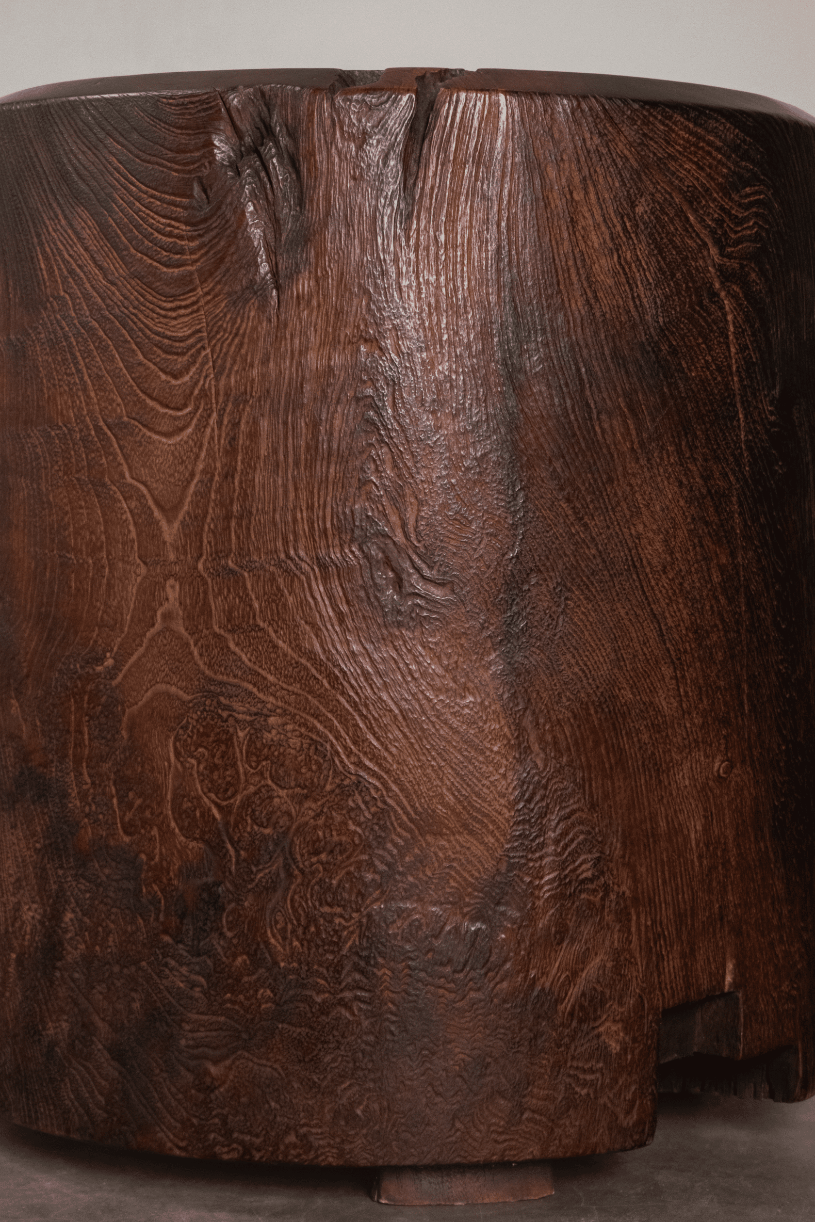 Bara Teak Wood & Metal Patina Dark Brown Coffee Table by Mary Verspoor 7