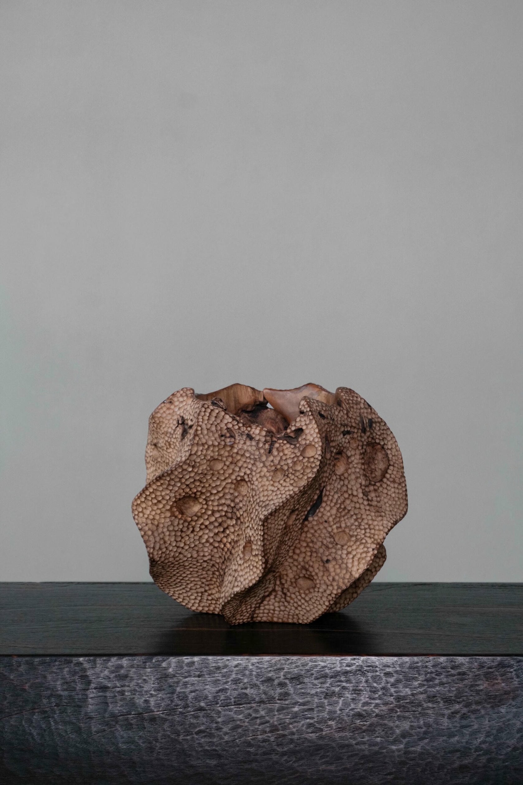 Drift Teak Wood Vase by Mary Verspoor 2