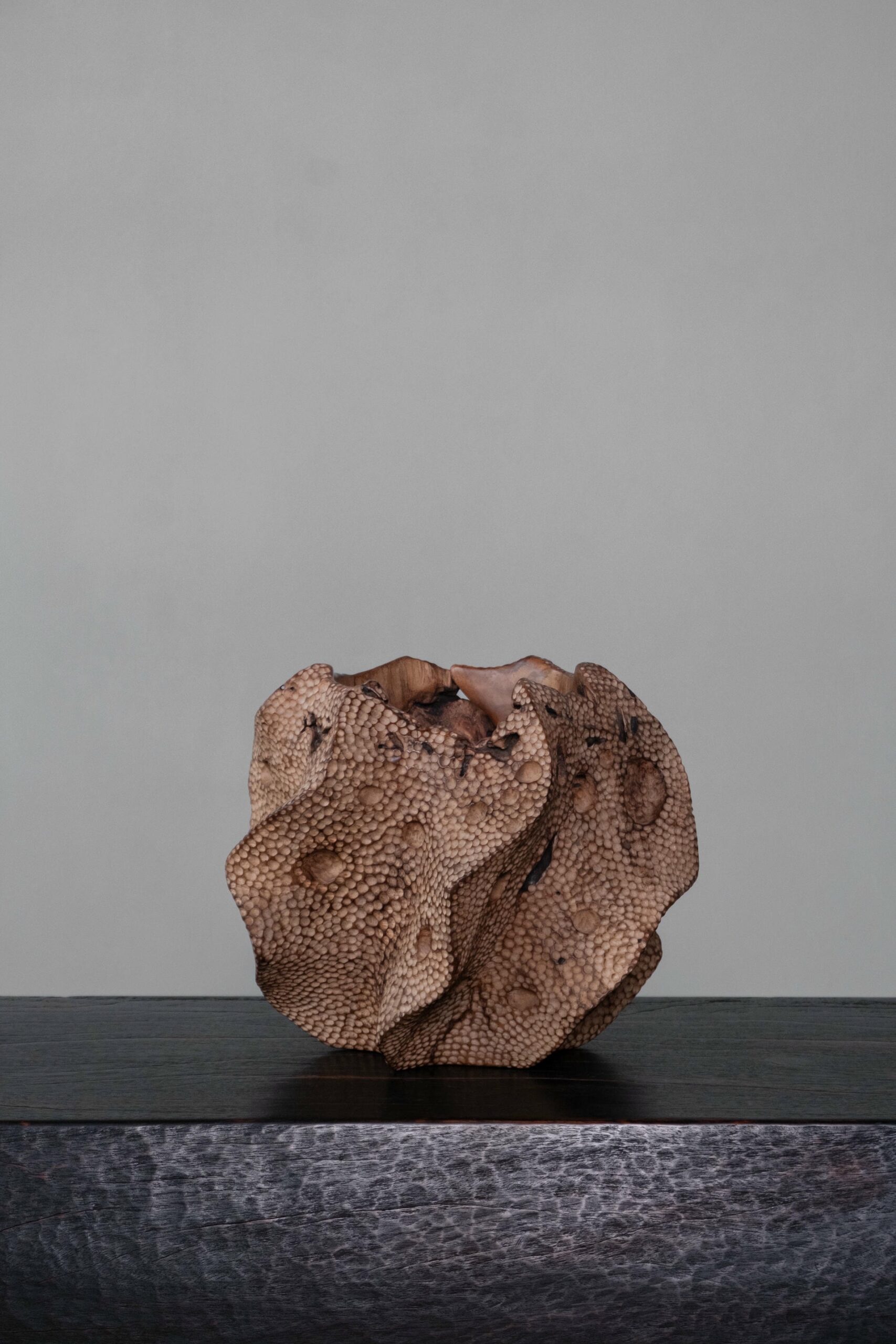 Drift Teak Wood Vase by Mary Verspoor 2
