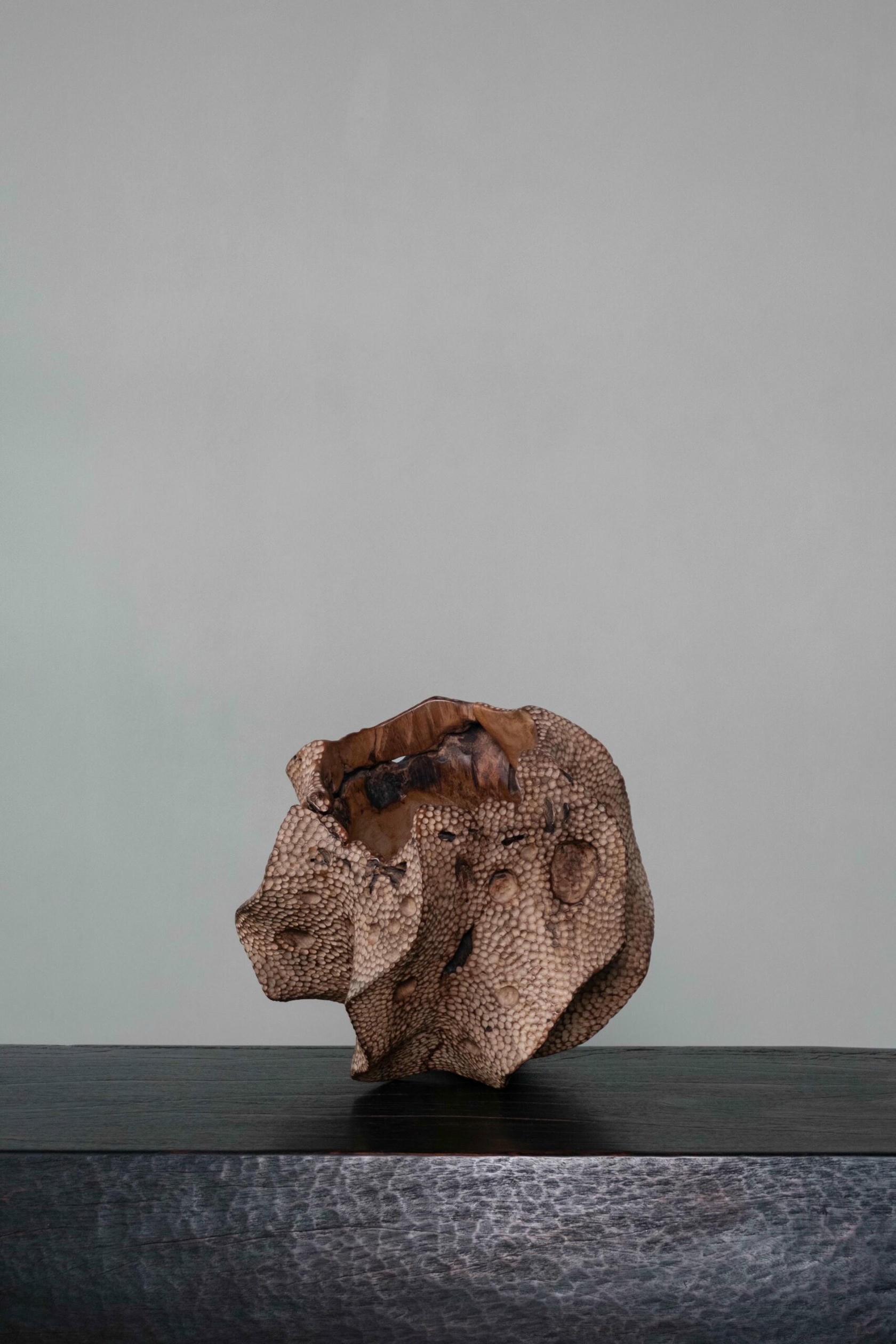Drift Teak Wood Vase by Mary Verspoor 3