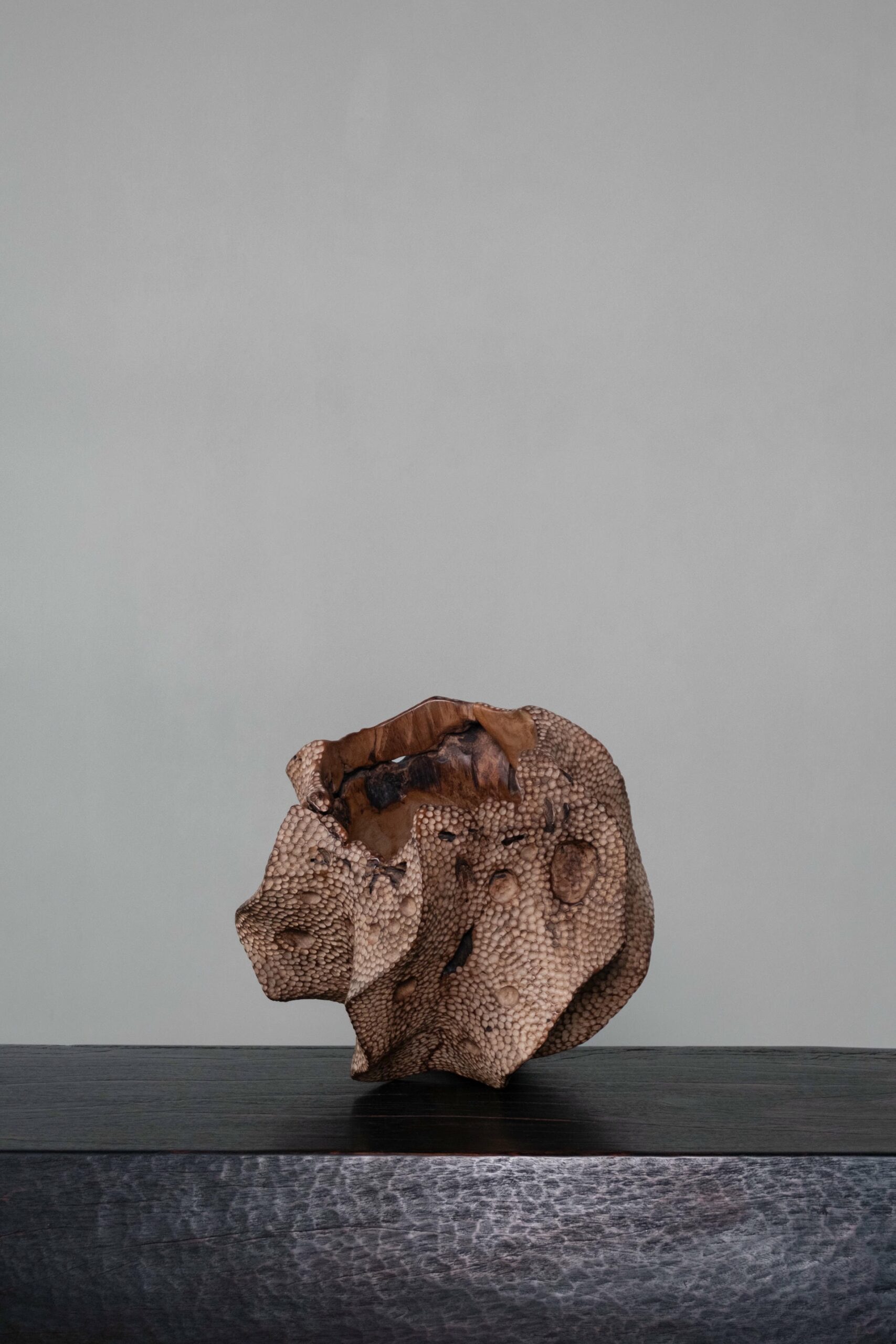 Drift Teak Wood Vase by Mary Verspoor 3