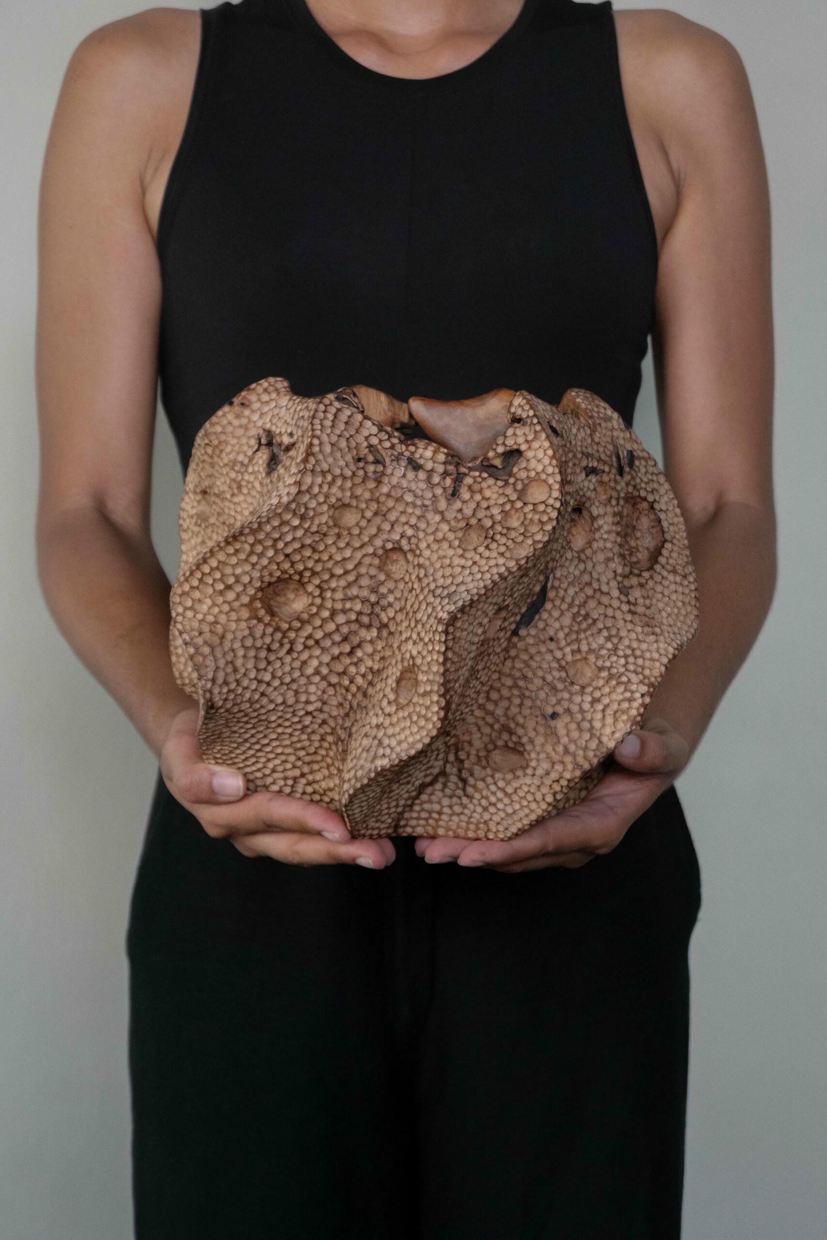Drift Teak Wood Vase by Mary Verspoor 4