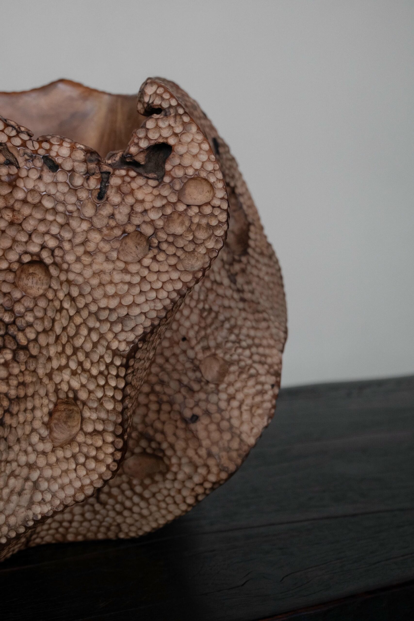Drift Teak Wood Vase by Mary Verspoor 5