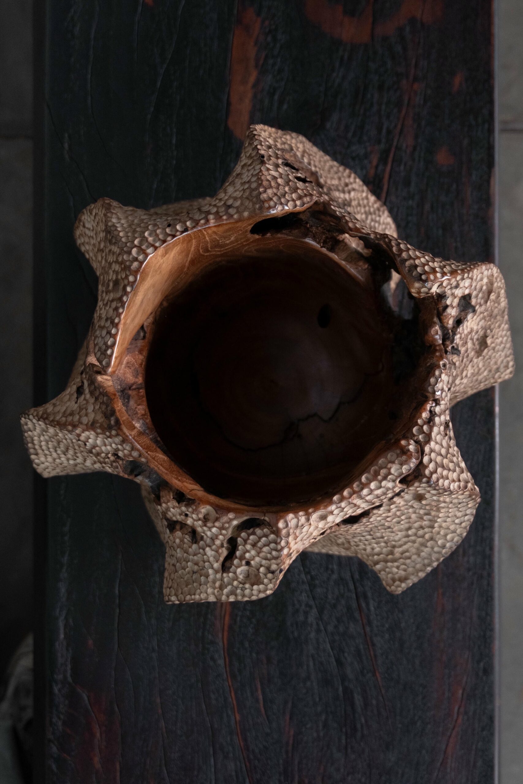 Drift Teak Wood Vase by Mary Verspoor 7