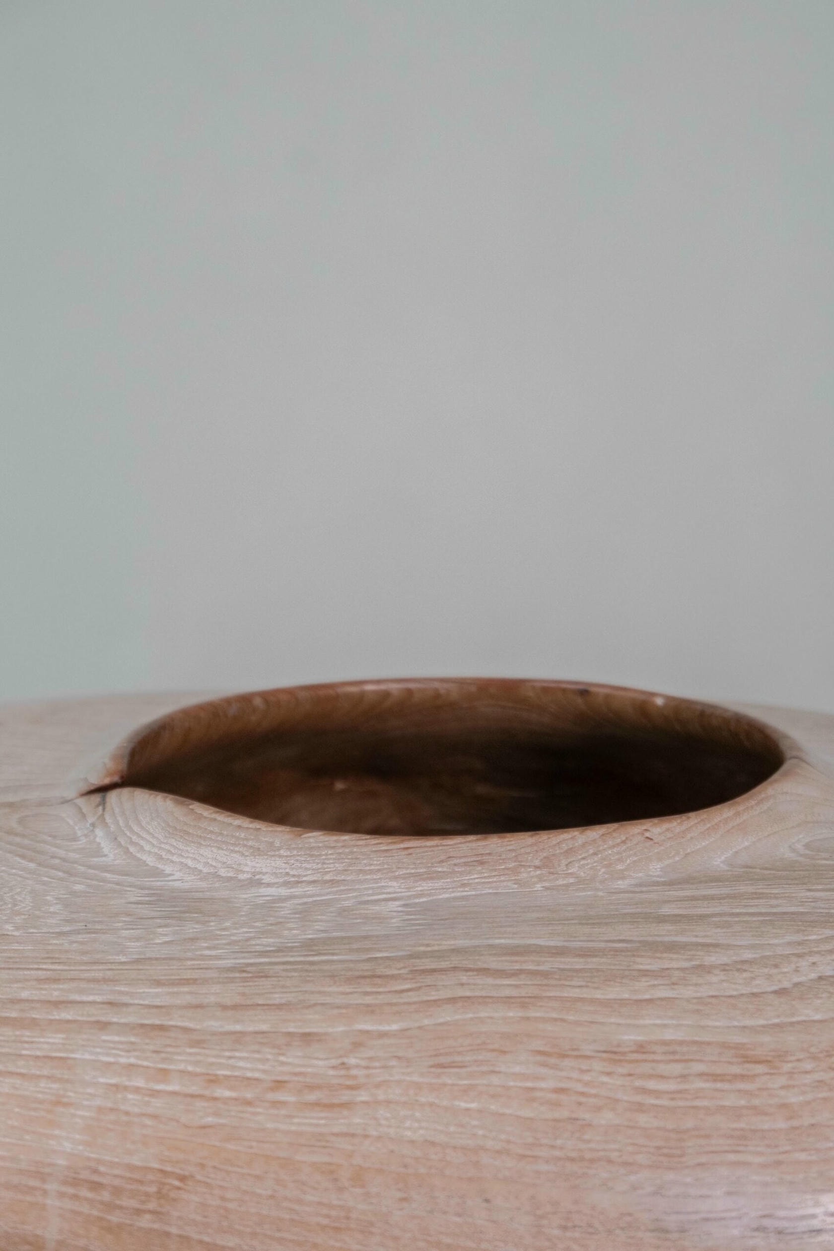 Gaia Teak Wood Vase by Mary Verspoor 5