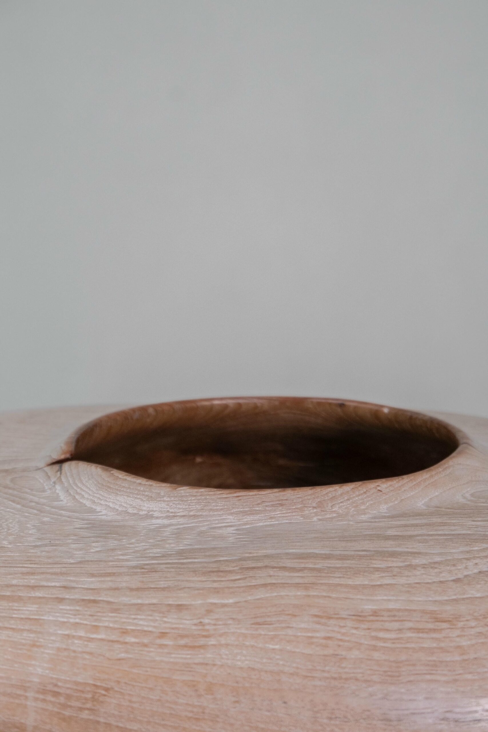Gaia Teak Wood Vase by Mary Verspoor 5