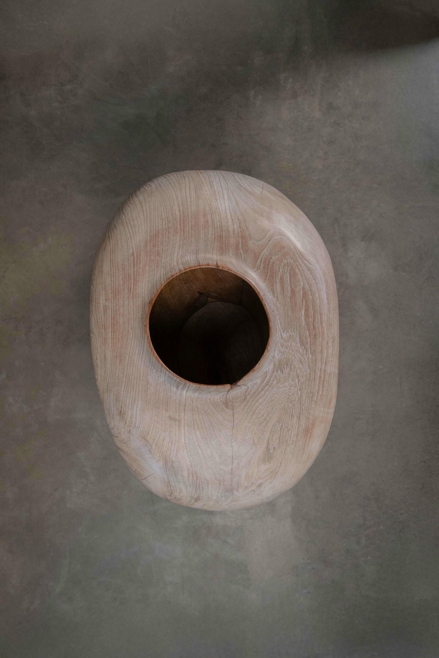Gaia Teak Wood Vase by Mary Verspoor 7