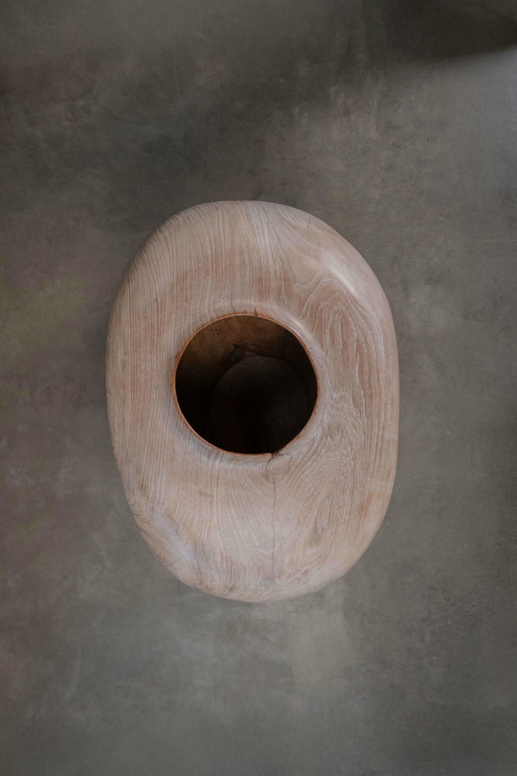 Gaia Teak Wood Vase by Mary Verspoor 7