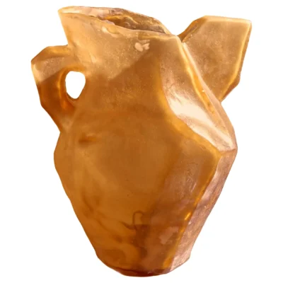 Materia Colectiva V Resin Vessel by Marcela Cure