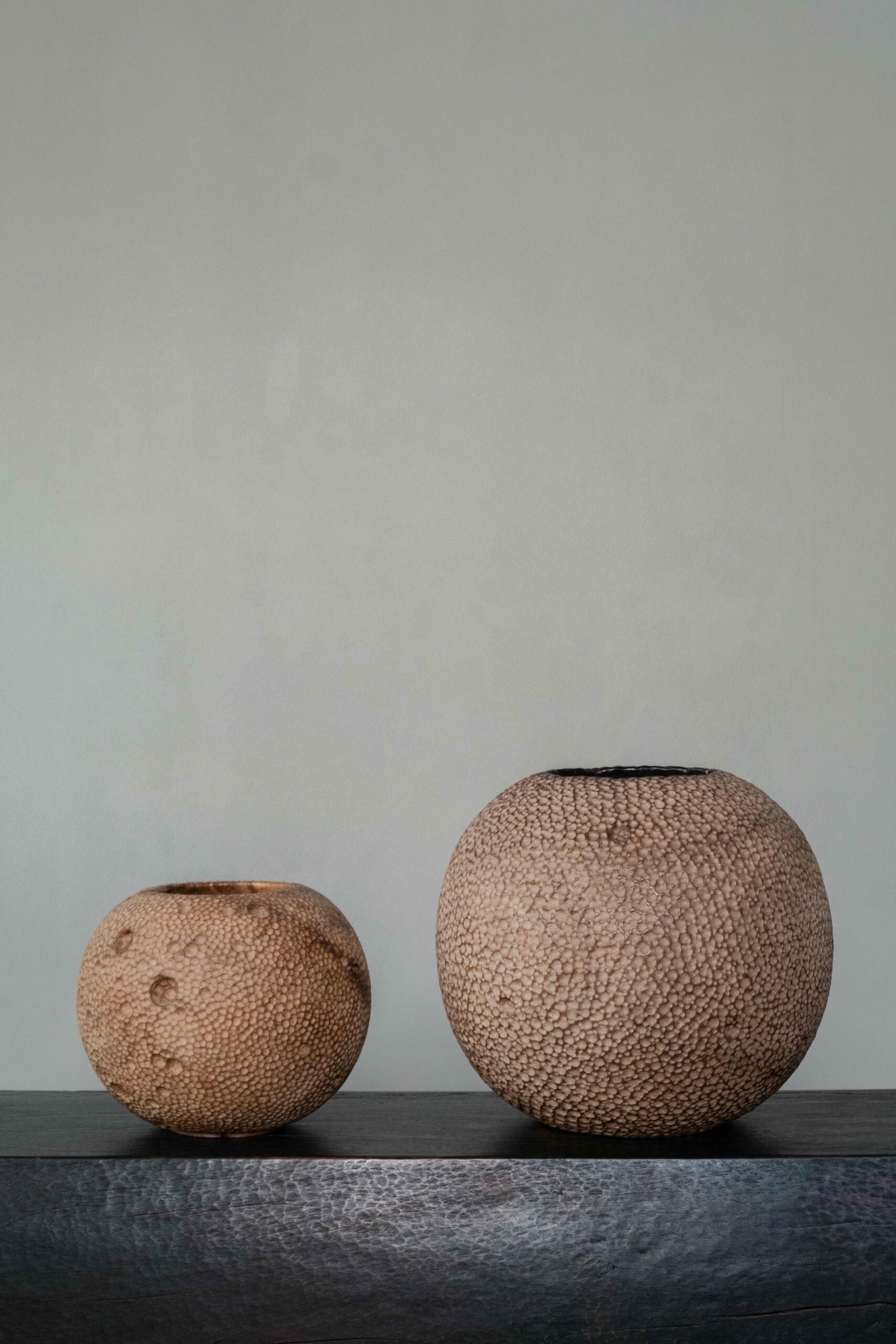 Sphere Suar Wood Vase by Mary Verspoor 5