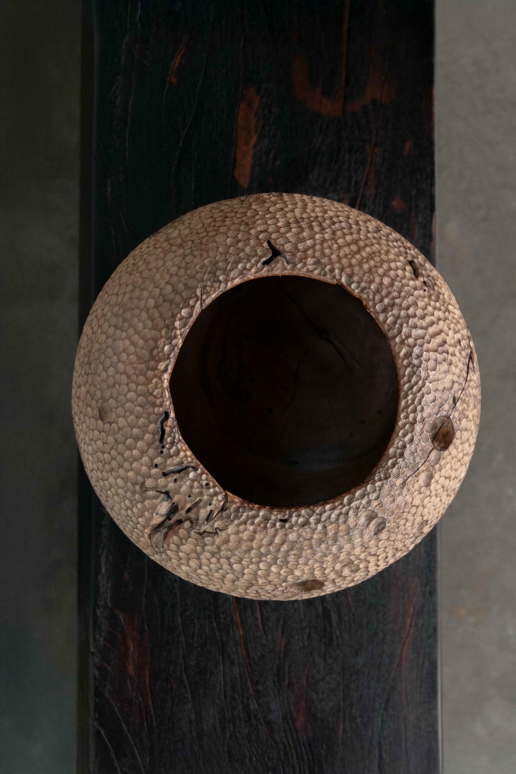 Sphere Suar Wood Vase by Mary Verspoor 6