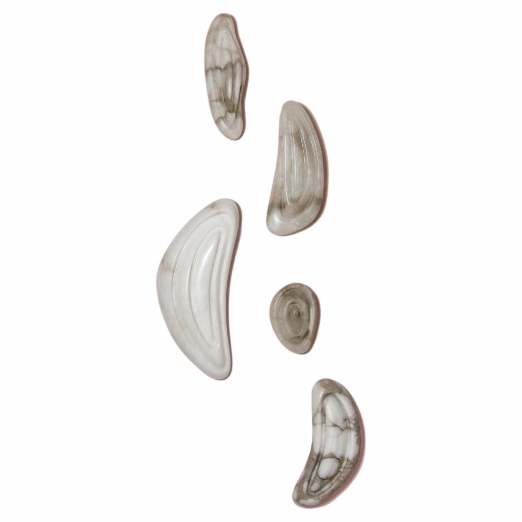 Aqua Fossil Wall Light Lamp in Alabaster by Amarist Studio 1