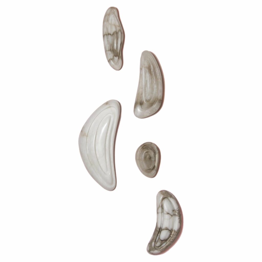 Aqua Fossil Wall Light Lamp in Alabaster by Amarist Studio 1