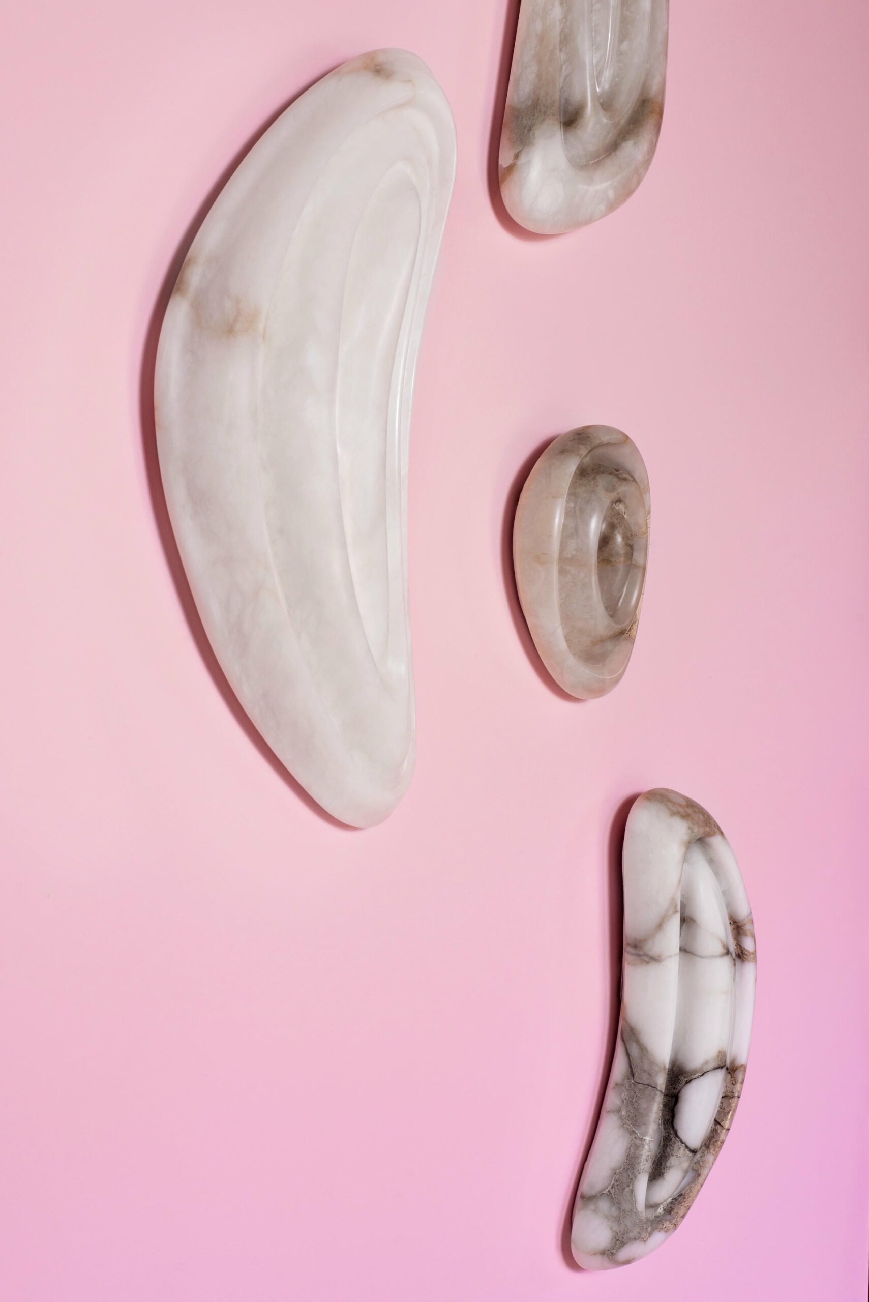 Aqua Fossil Wall Light Lamp in Alabaster by Amarist Studio 10