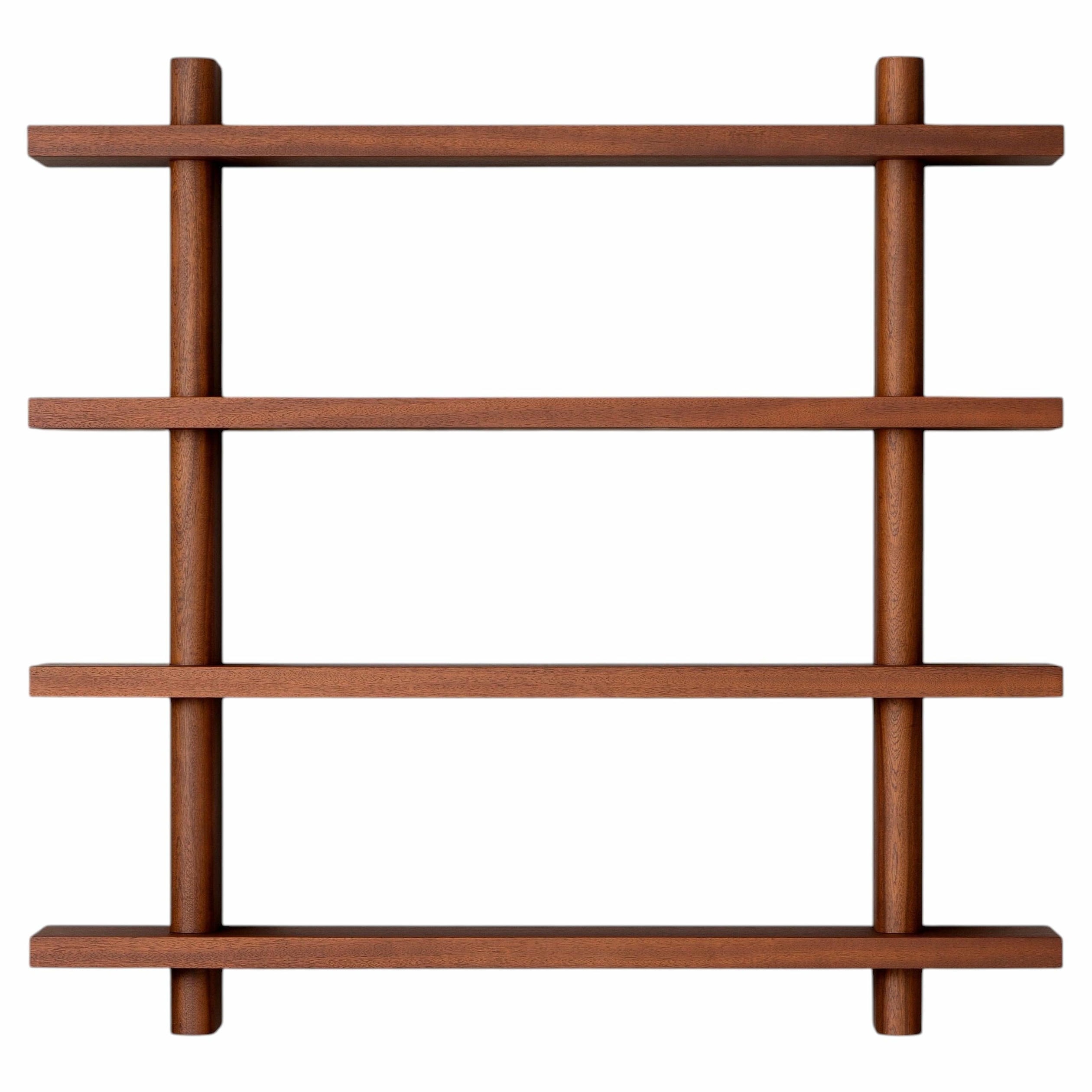 Edge Shelf in Walnut Veneer With Satin Clear Coat by Veermakers 1