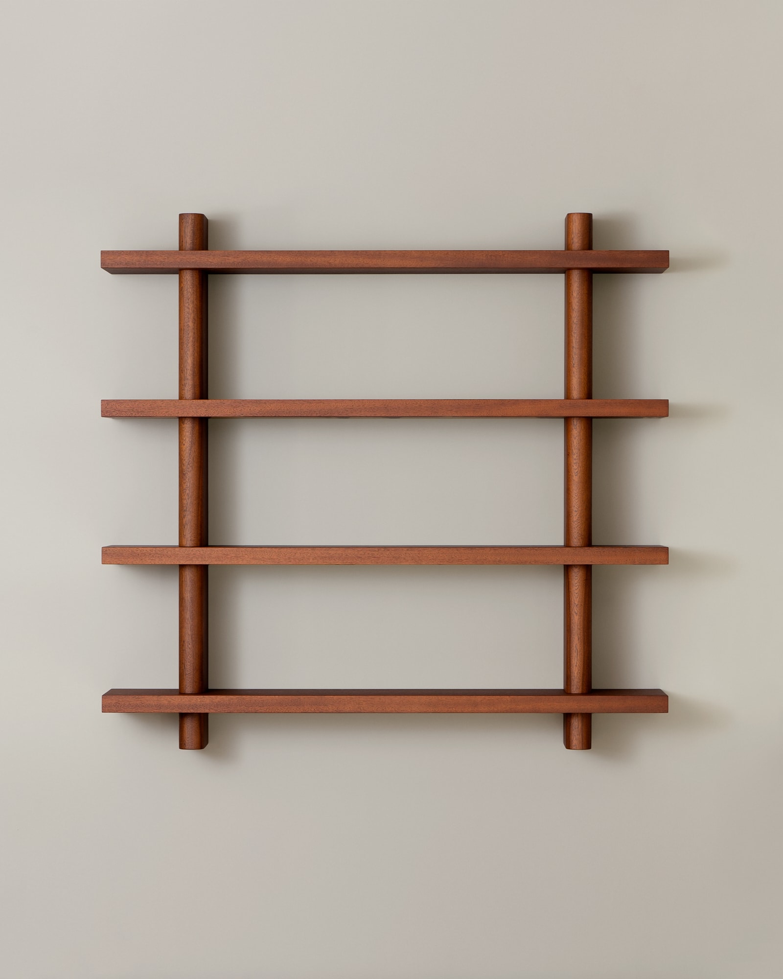 Edge Shelf in Walnut Veneer With Satin Clear Coat by Veermakers 2