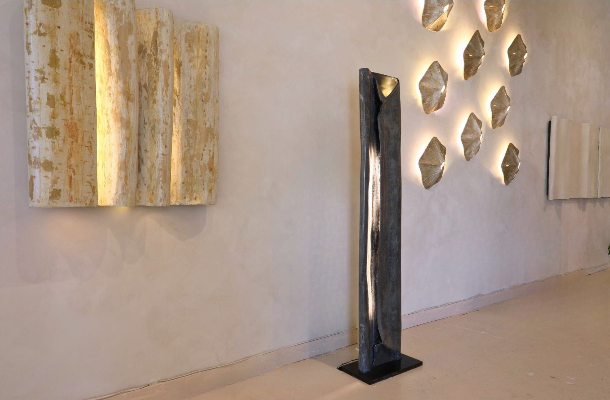 Embrace Bronze Standing Lamp by Katrien Van Der Schueren 11