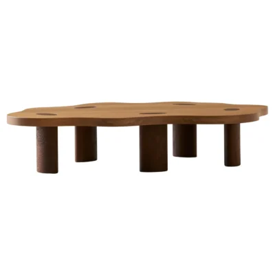 Oak Cloud Table L by Veermakers