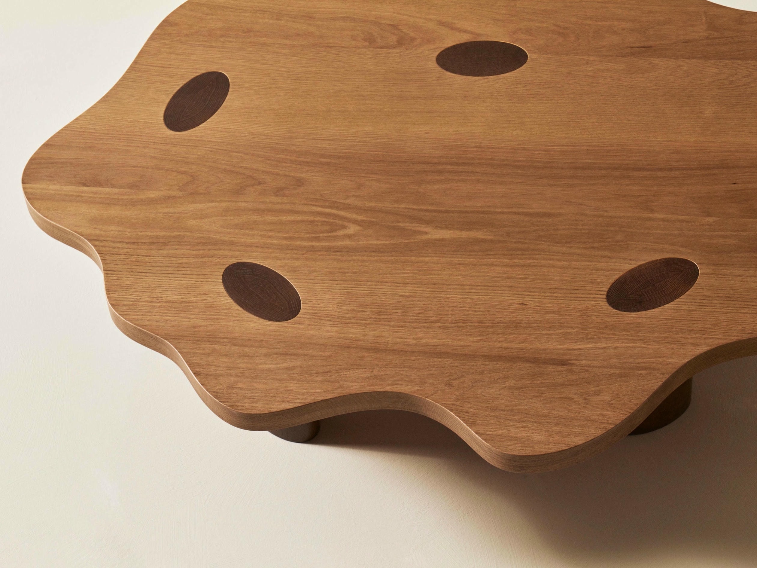 Oak Cloud Table L by Veermakers 3