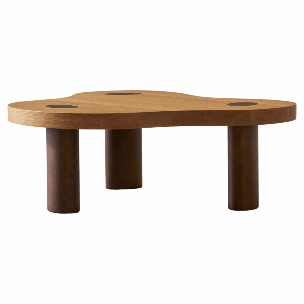 Oak Mini Cloud Table by Veermakers 1
