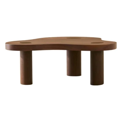 Walnut Mini Cloud Table by Veermakers