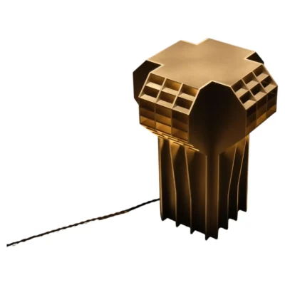 Aperture Protocol Aluminium Floor Lamp by Bureau of Entropy