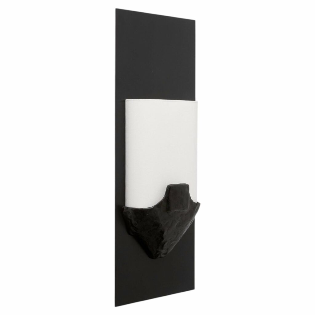 Brume Wall Light in Black Patinated Bronze by Jules Desdoigts 1