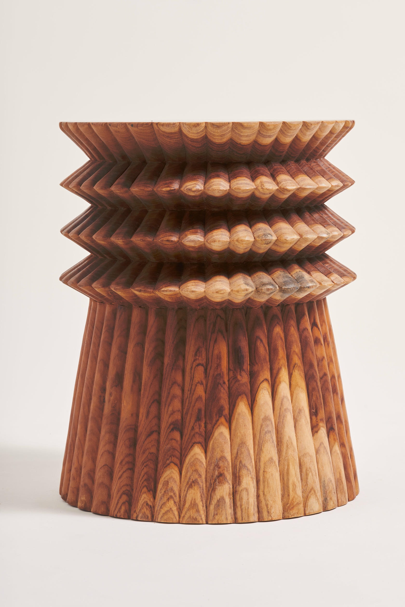 Bruna Teak Wood Stool by Heaps Woods 4