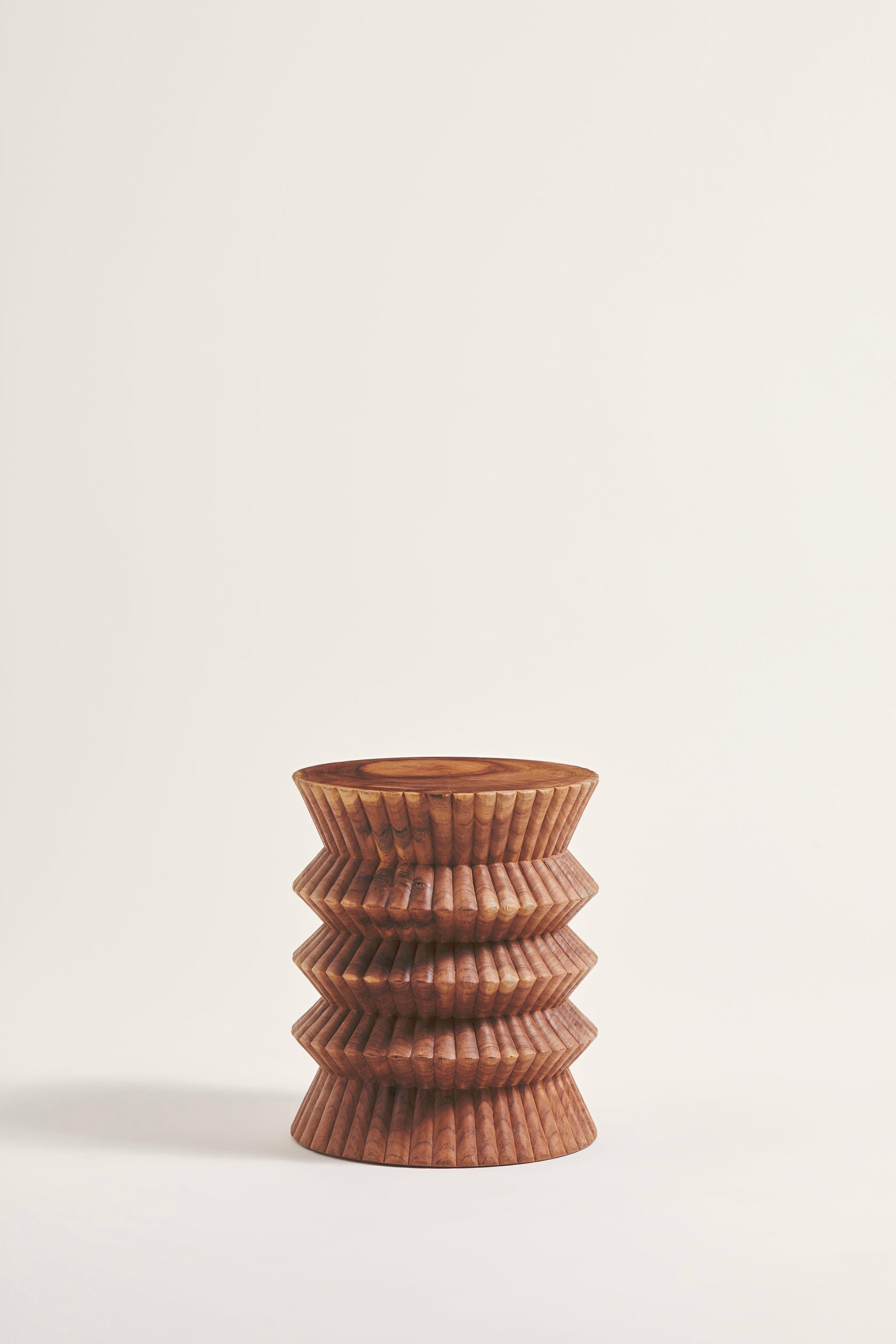 Carla Teak Wood Stool by Heaps Woods 2