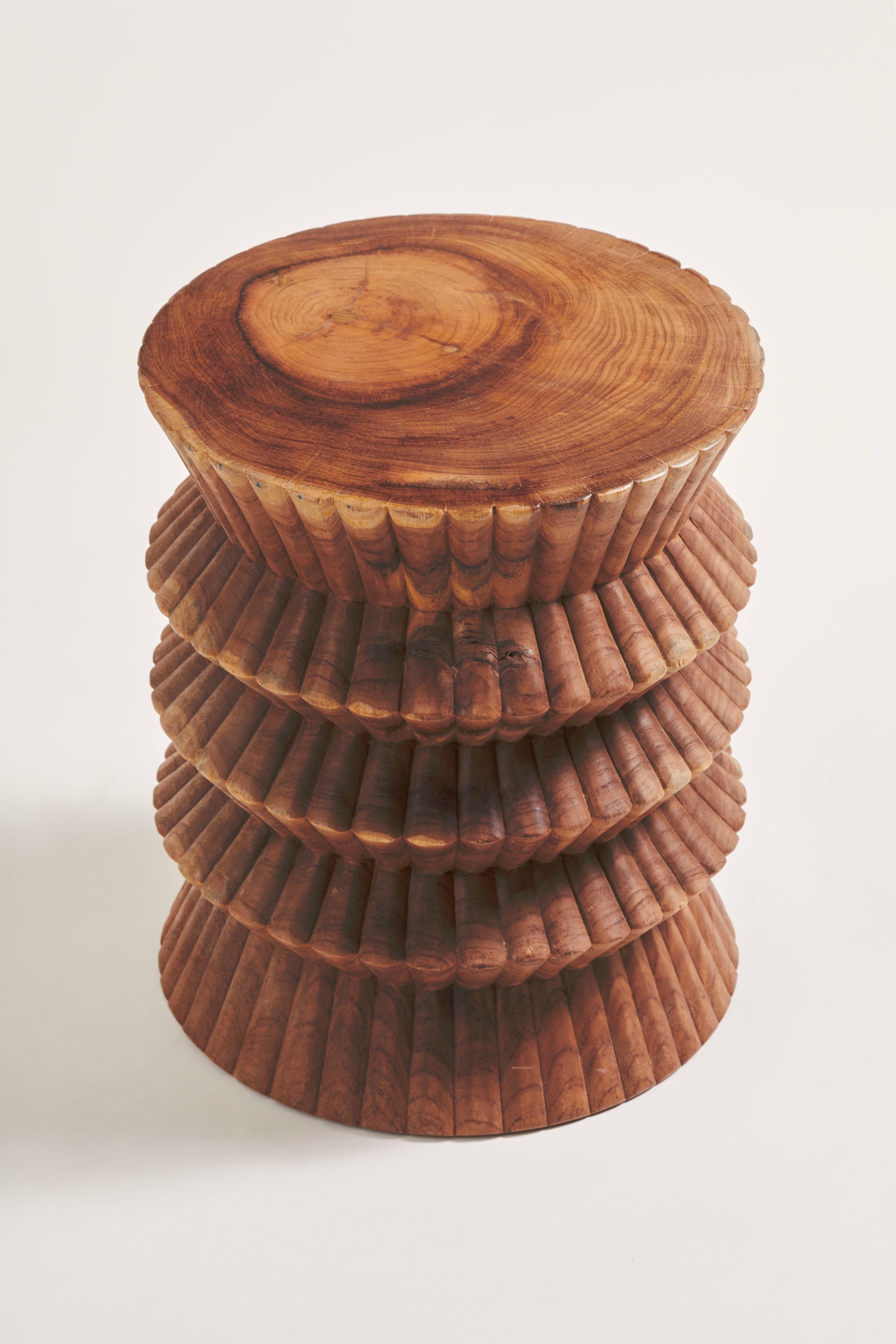 Carla Teak Wood Stool by Heaps Woods 3